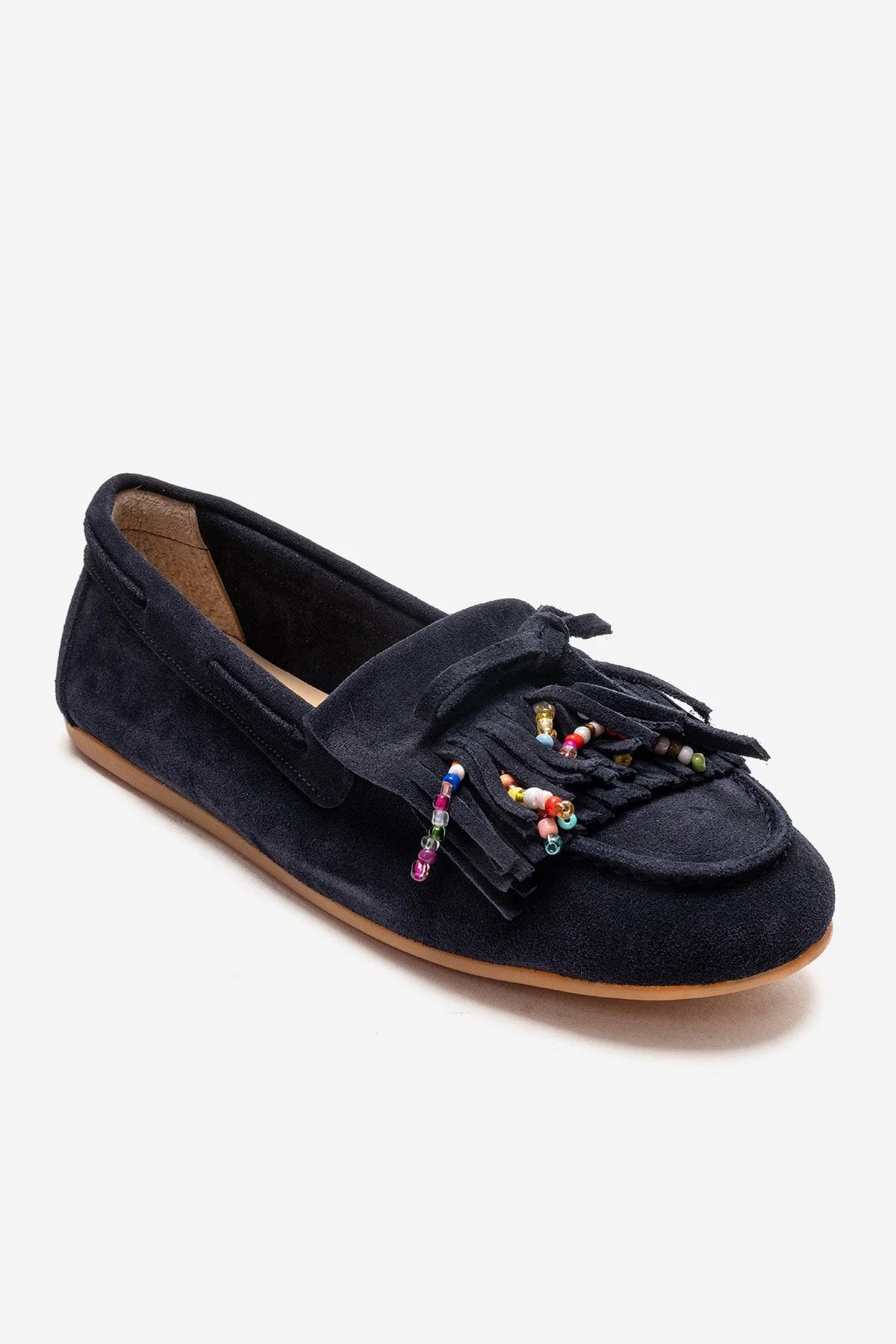 Evelyn - Navy Genuine Leather Loafer (Women) - Image 3