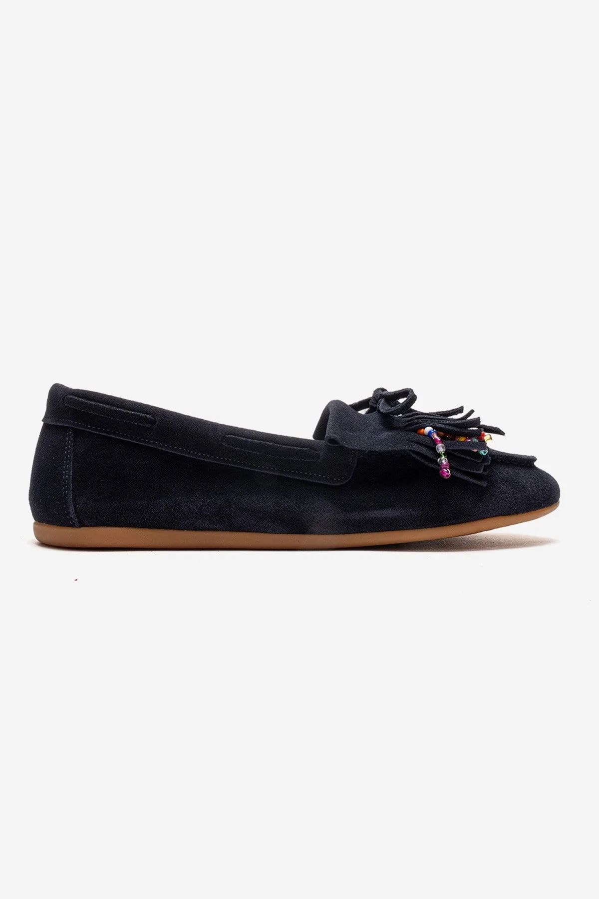 Evelyn - Navy Genuine Leather Loafer (Women) - Image 4