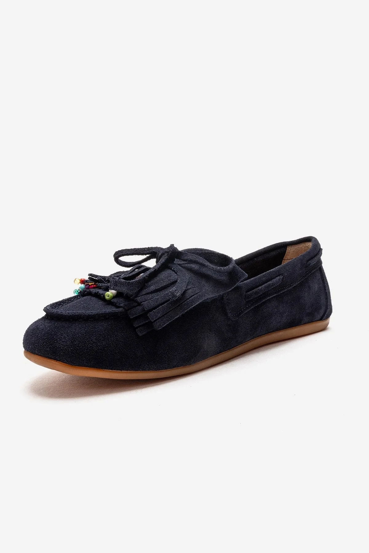 Evelyn - Navy Genuine Leather Loafer (Women) - Image 6