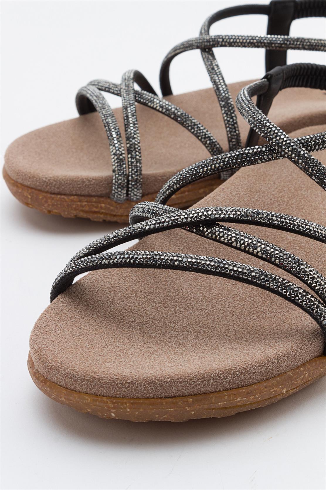 Ever Black Embellished Sandal (Women) - Image 3