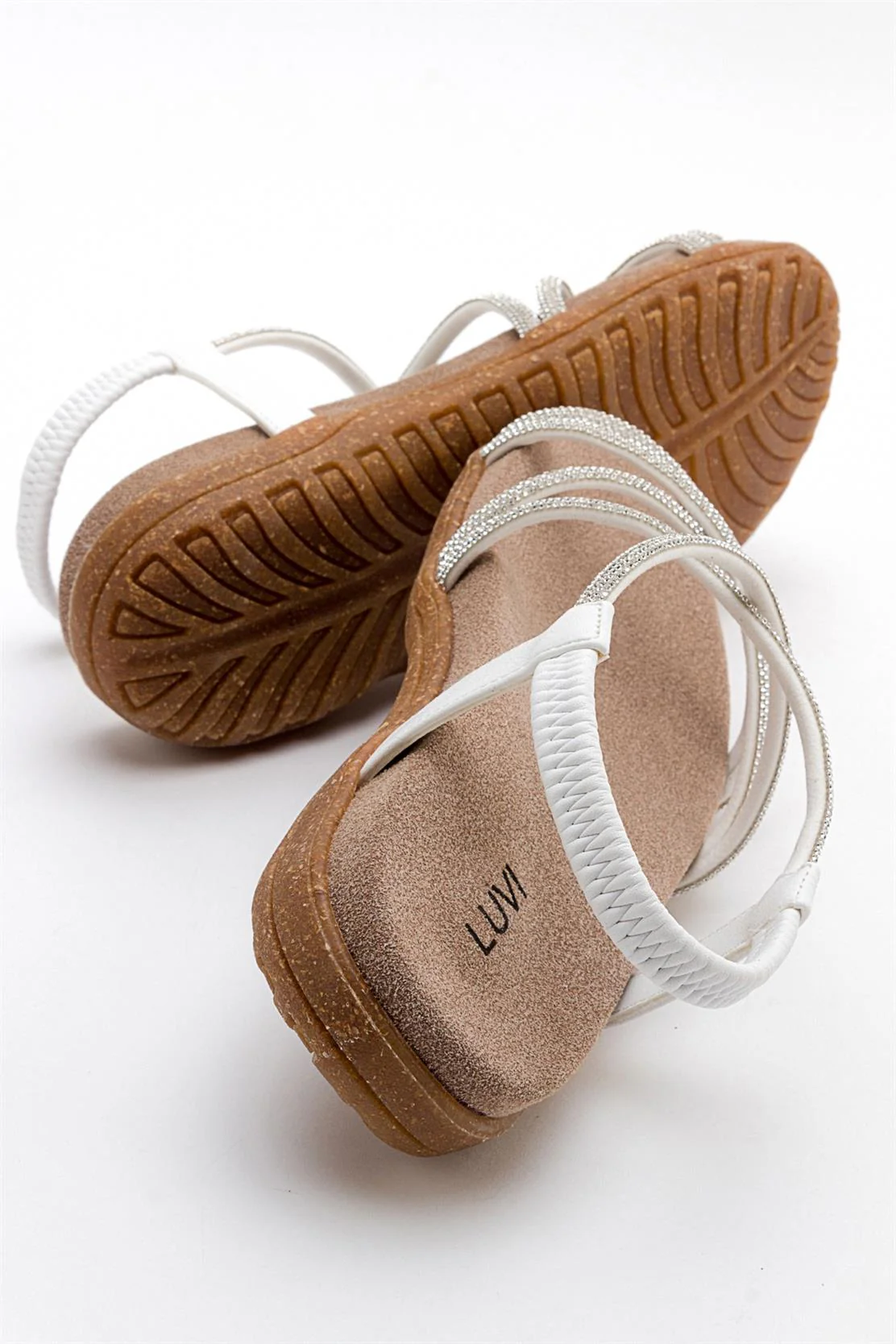 Ever White Embellished Sandal (Women) - Image 3