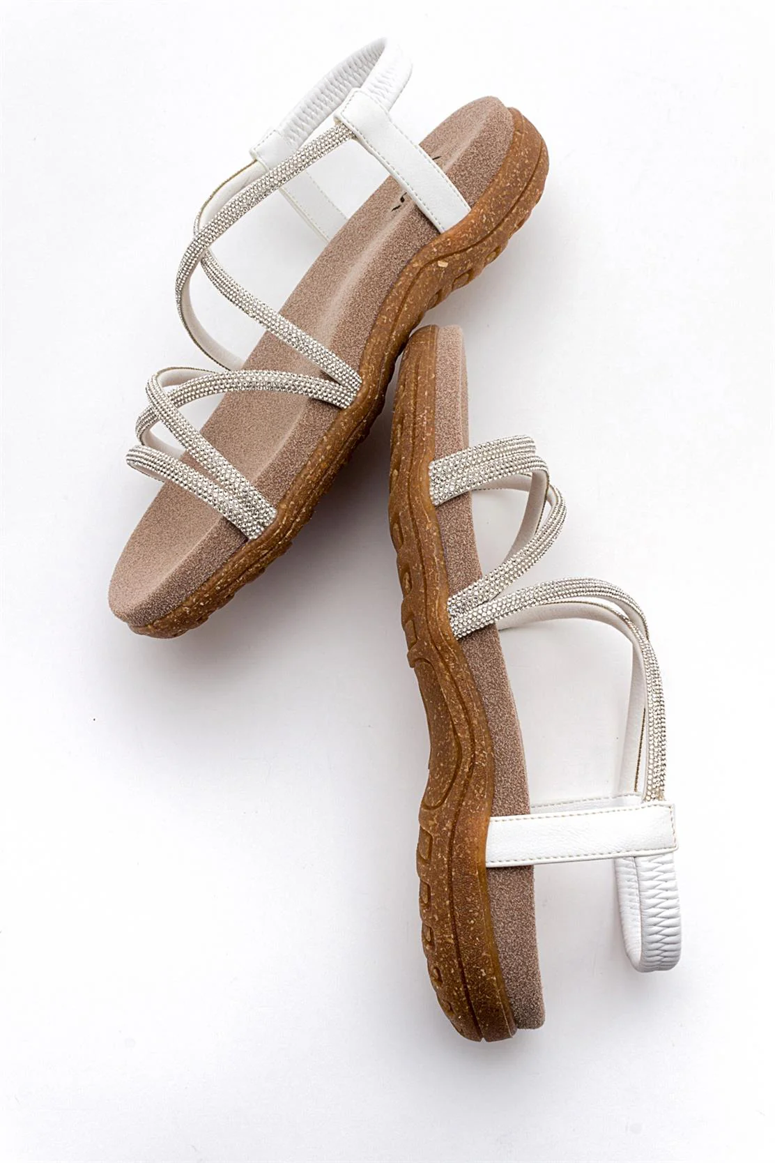 Ever White Embellished Sandal (Women) - Image 5