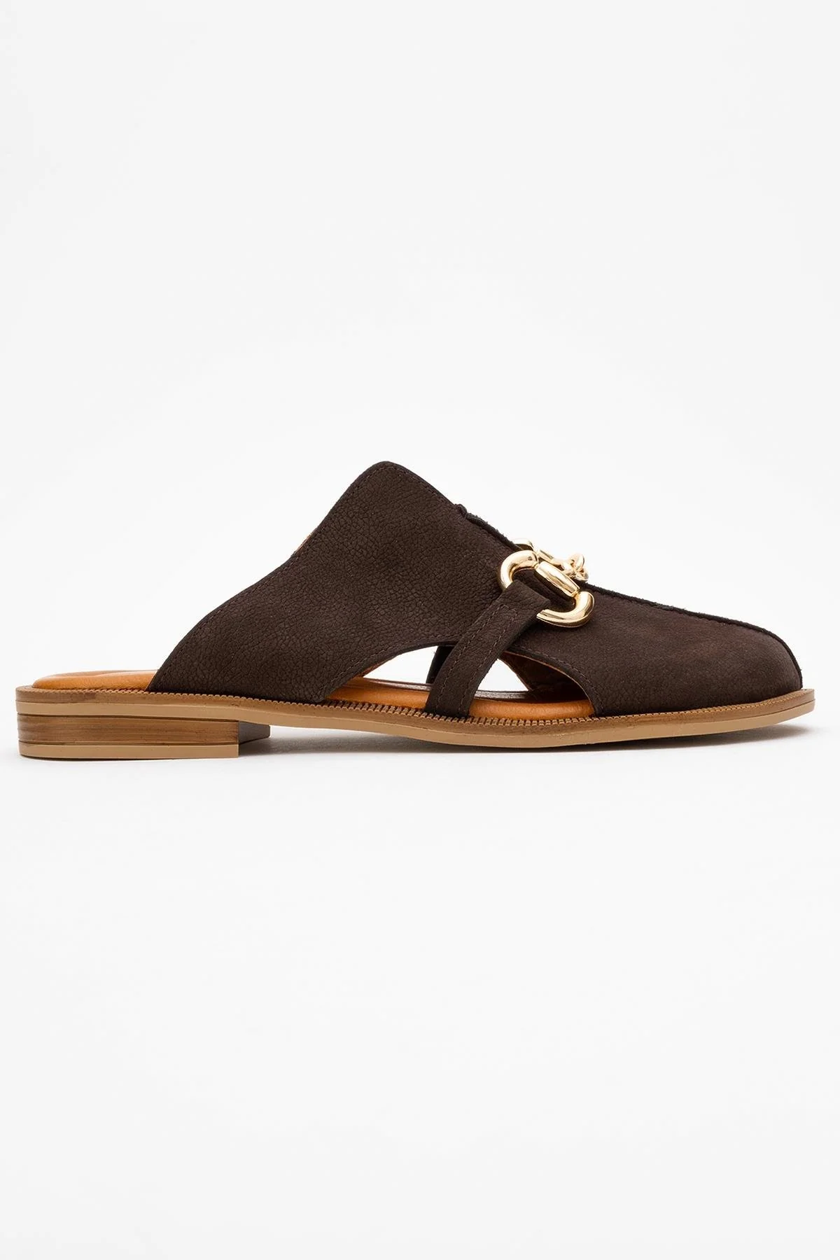 Favor - Brown Suede Leather Mule Slide (Women) - Image 6