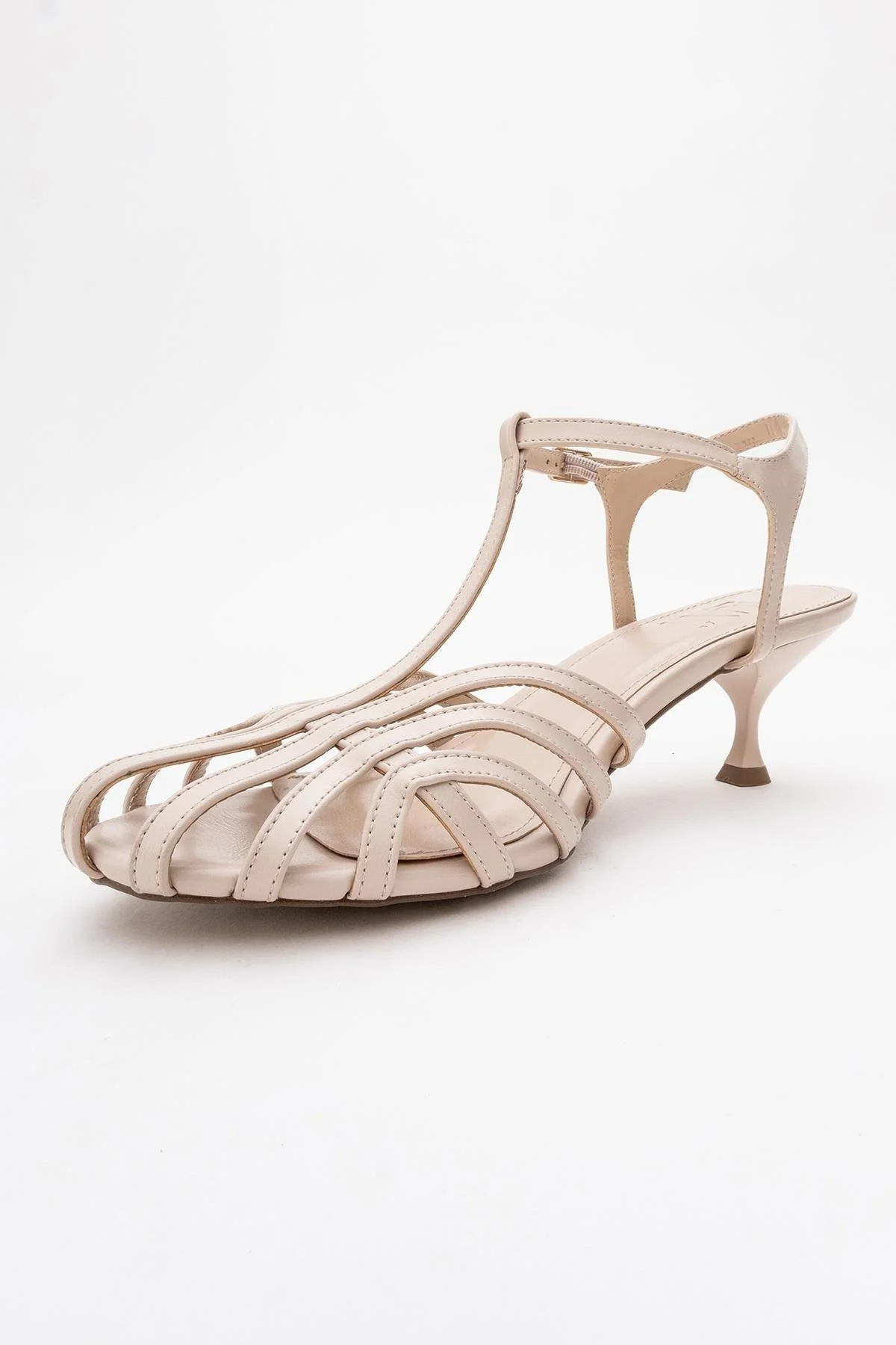 Felip - Off-White Strappy Low Heel Sandal (Women) - Image 4