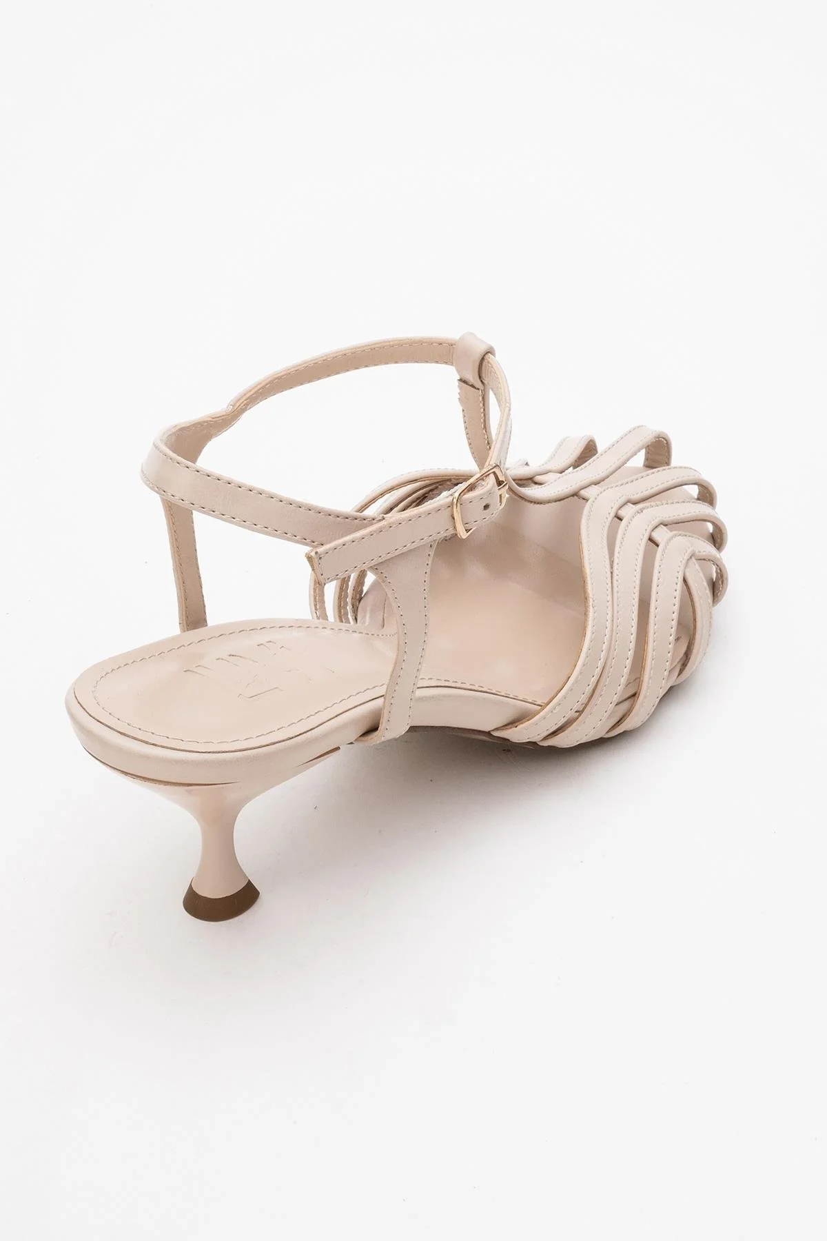 Felip - Off-White Strappy Low Heel Sandal (Women) - Image 5