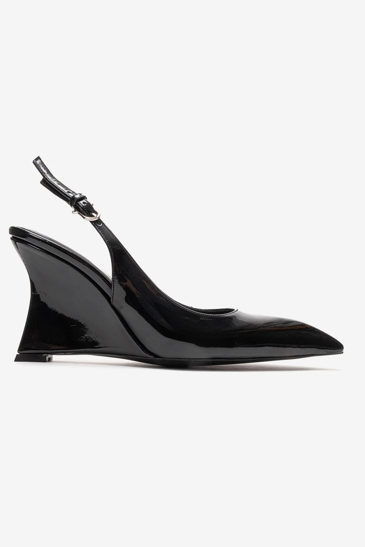 Felon - Black Wedge Heel Slingback (Women) - Image 4