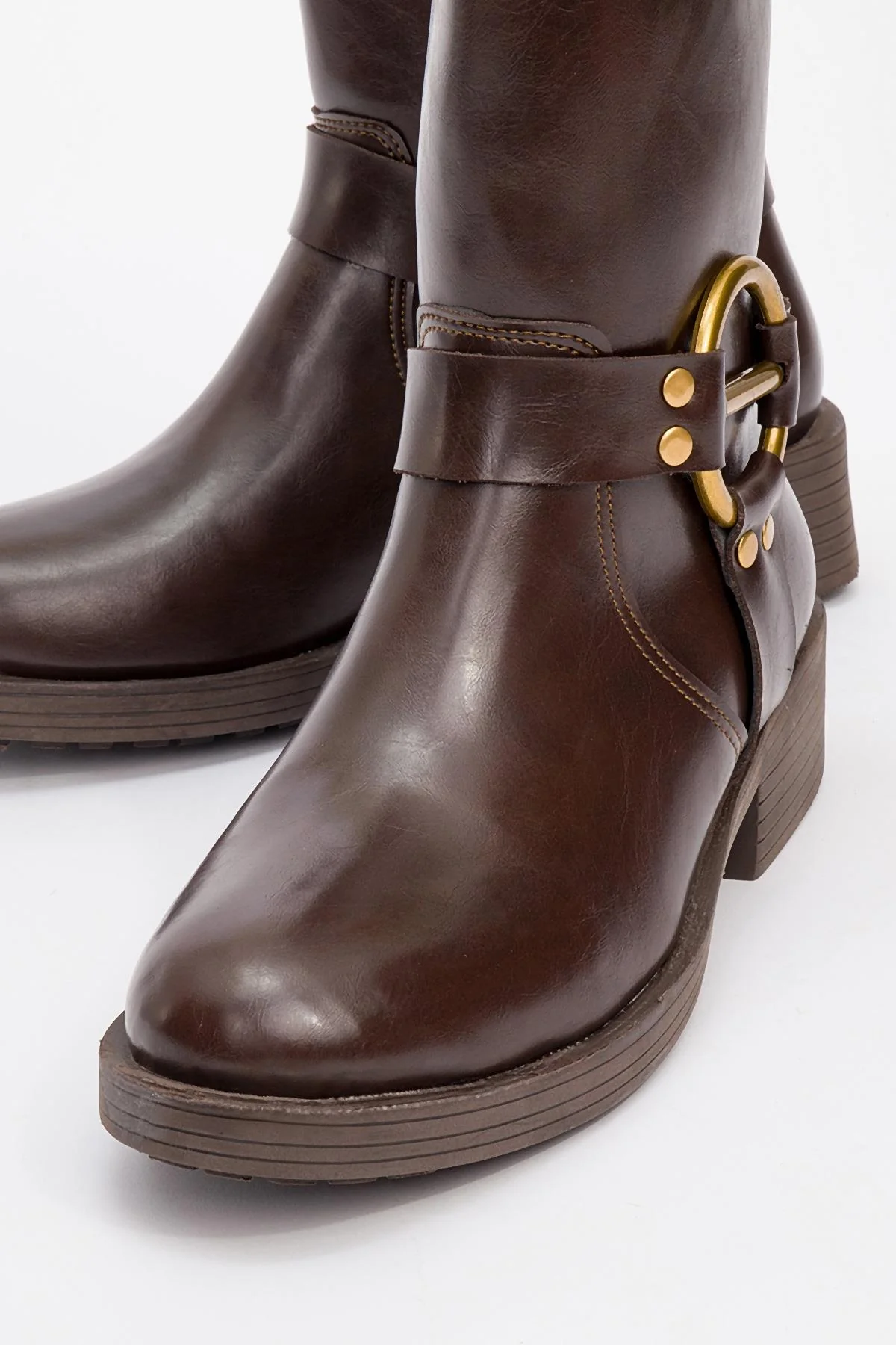 Fies Brown Buckled Boot (Women) - Image 3