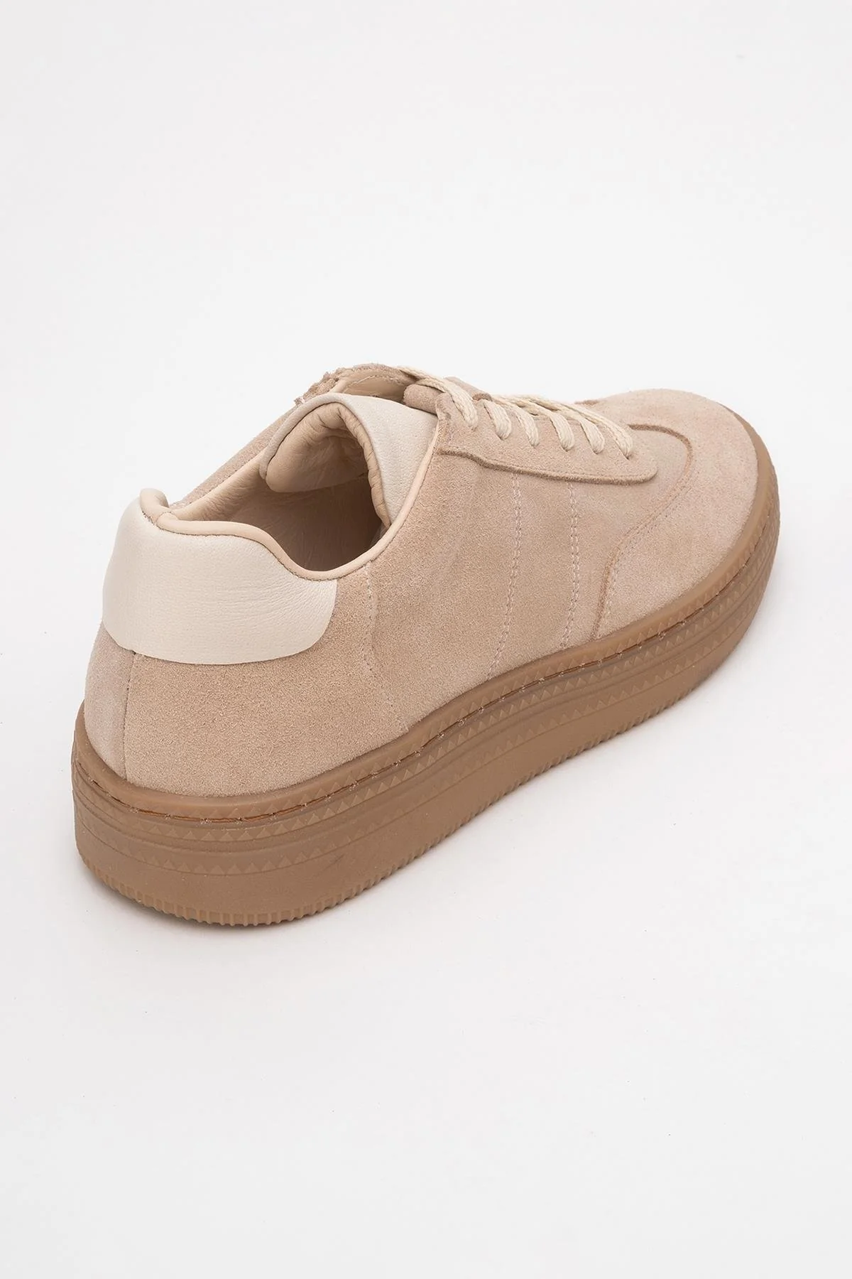 Fiore - Beige Leather Sneakers (Women) - Image 5