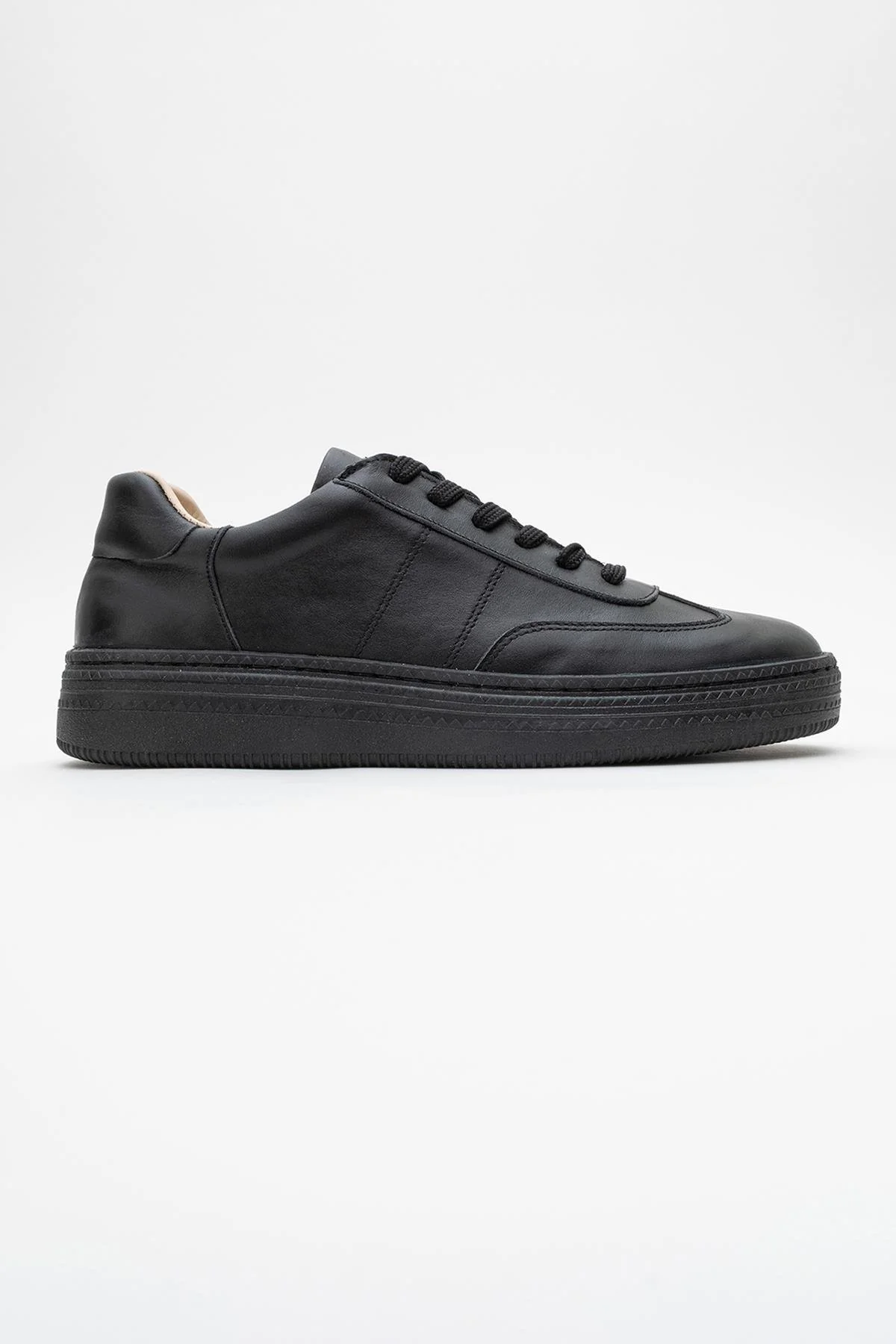 Fiore - Black Leather Sneakers (Women) - Image 5