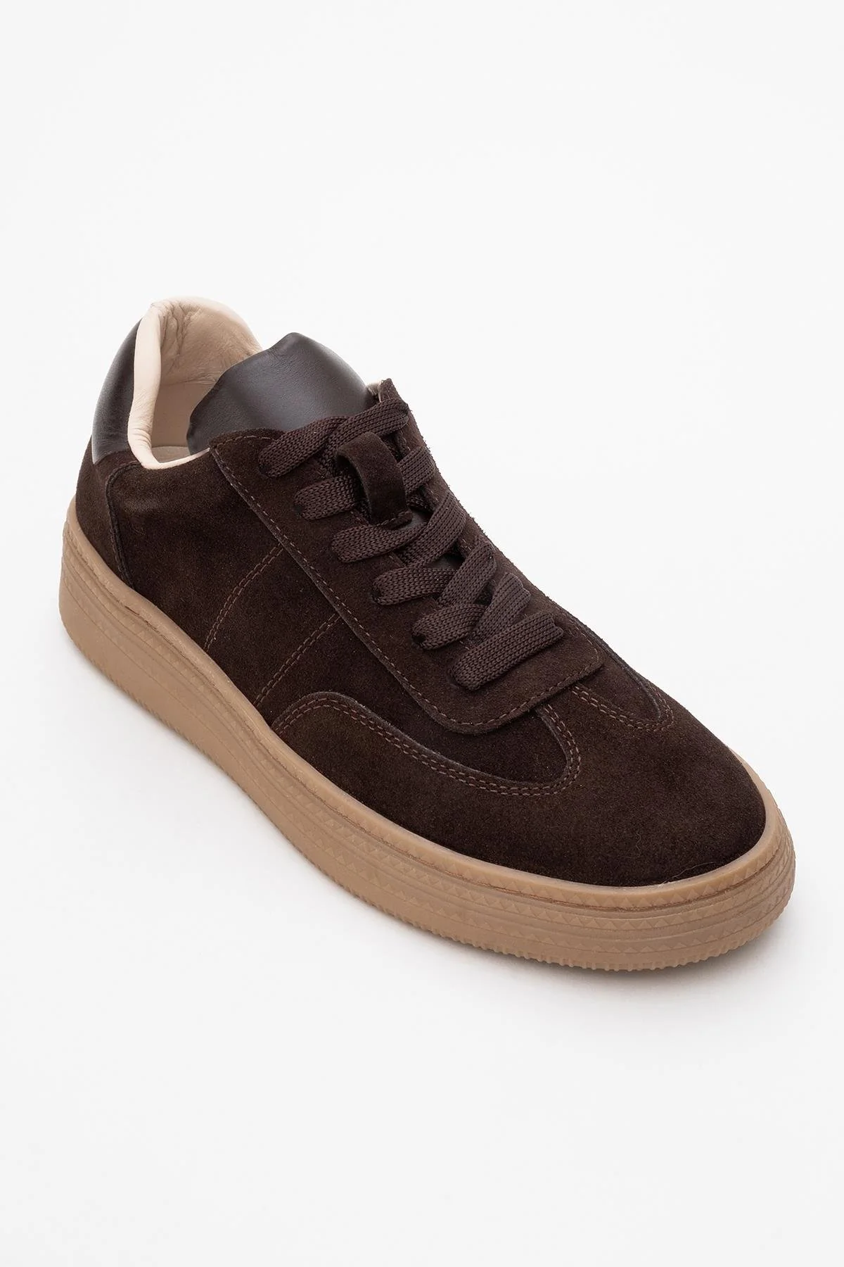 Fiore - Brown Leather Sneakers (Women) - Image 3