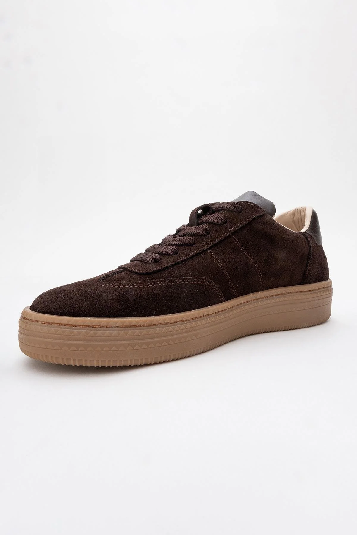 Fiore - Brown Leather Sneakers (Women) - Image 4
