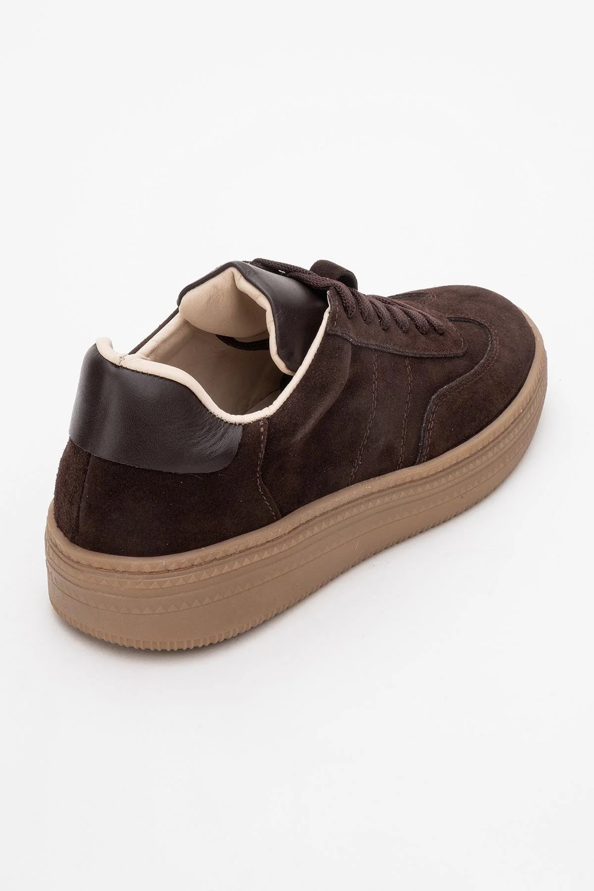 Fiore - Brown Leather Sneakers (Women) - Image 5
