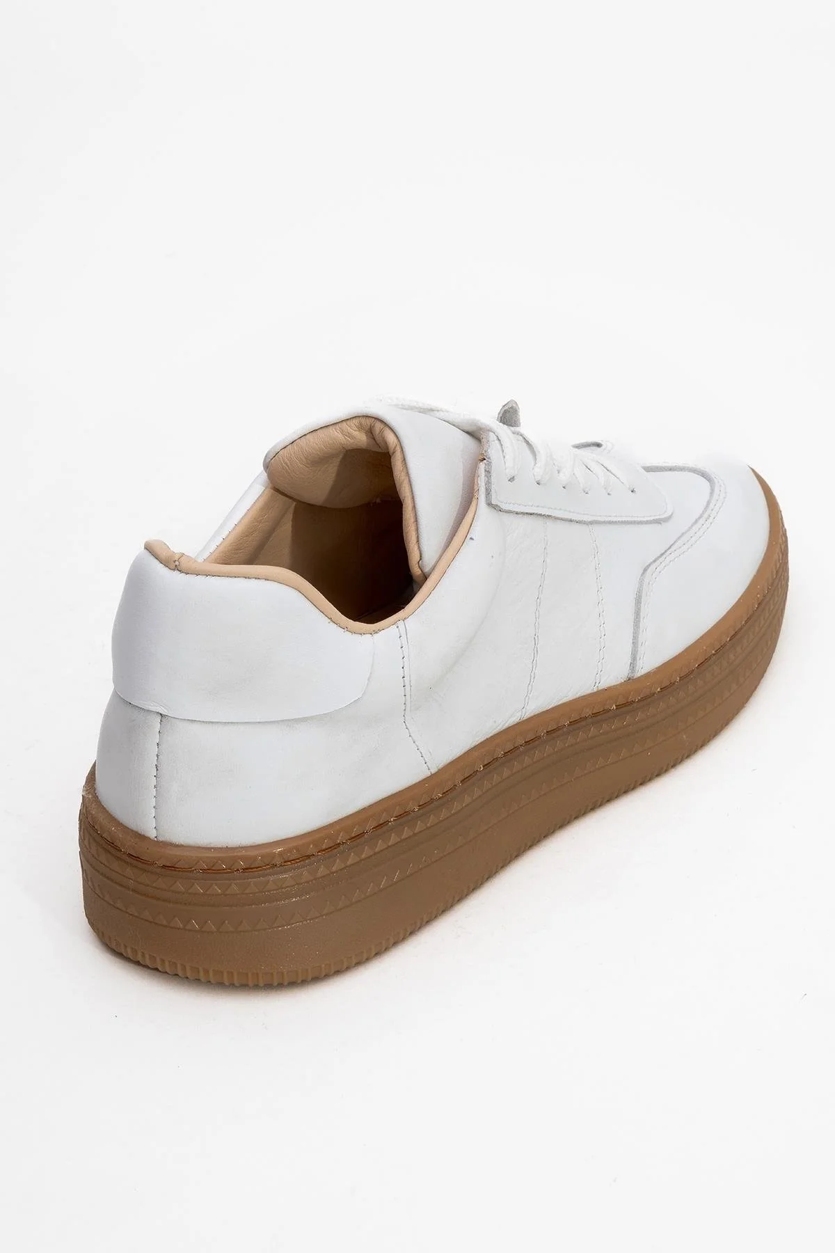 Fiore - White Leather Sneakers (Women) - Image 5