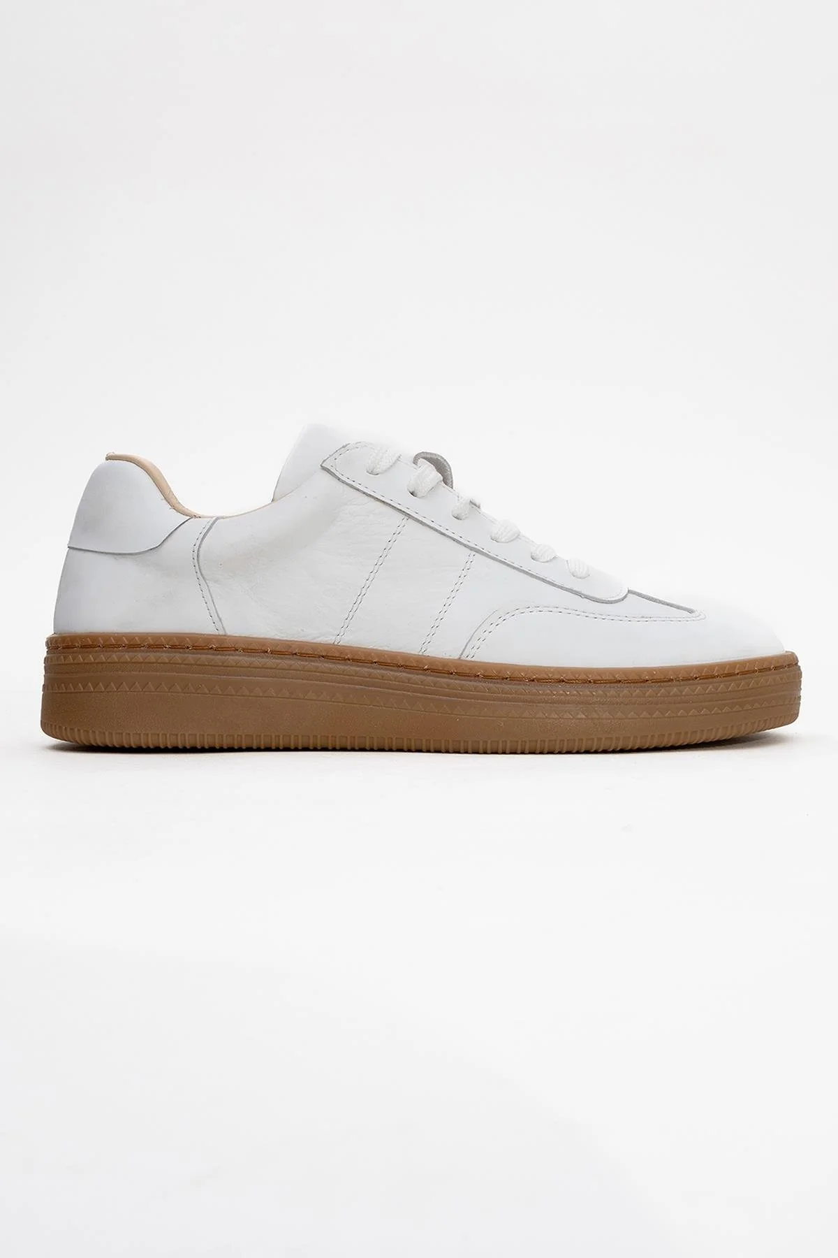 Fiore - White Leather Sneakers (Women) - Image 6