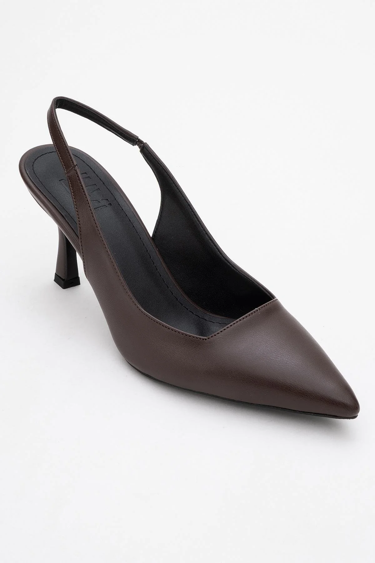 Flem - Mocha Pointed Toe Backless Stiletto Pump (Women) - Image 3