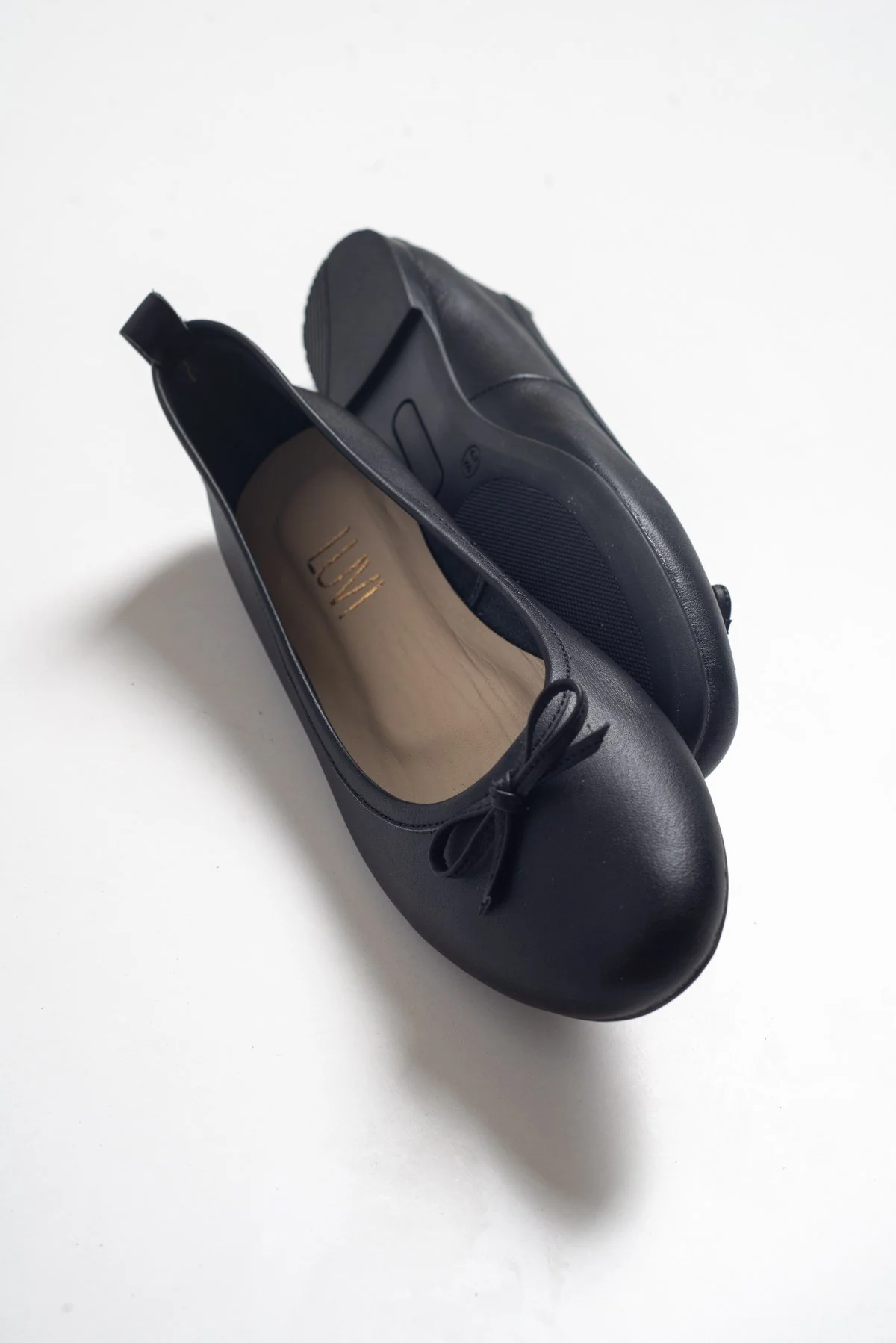 Florence - Black Ballerina Flats - Image 4