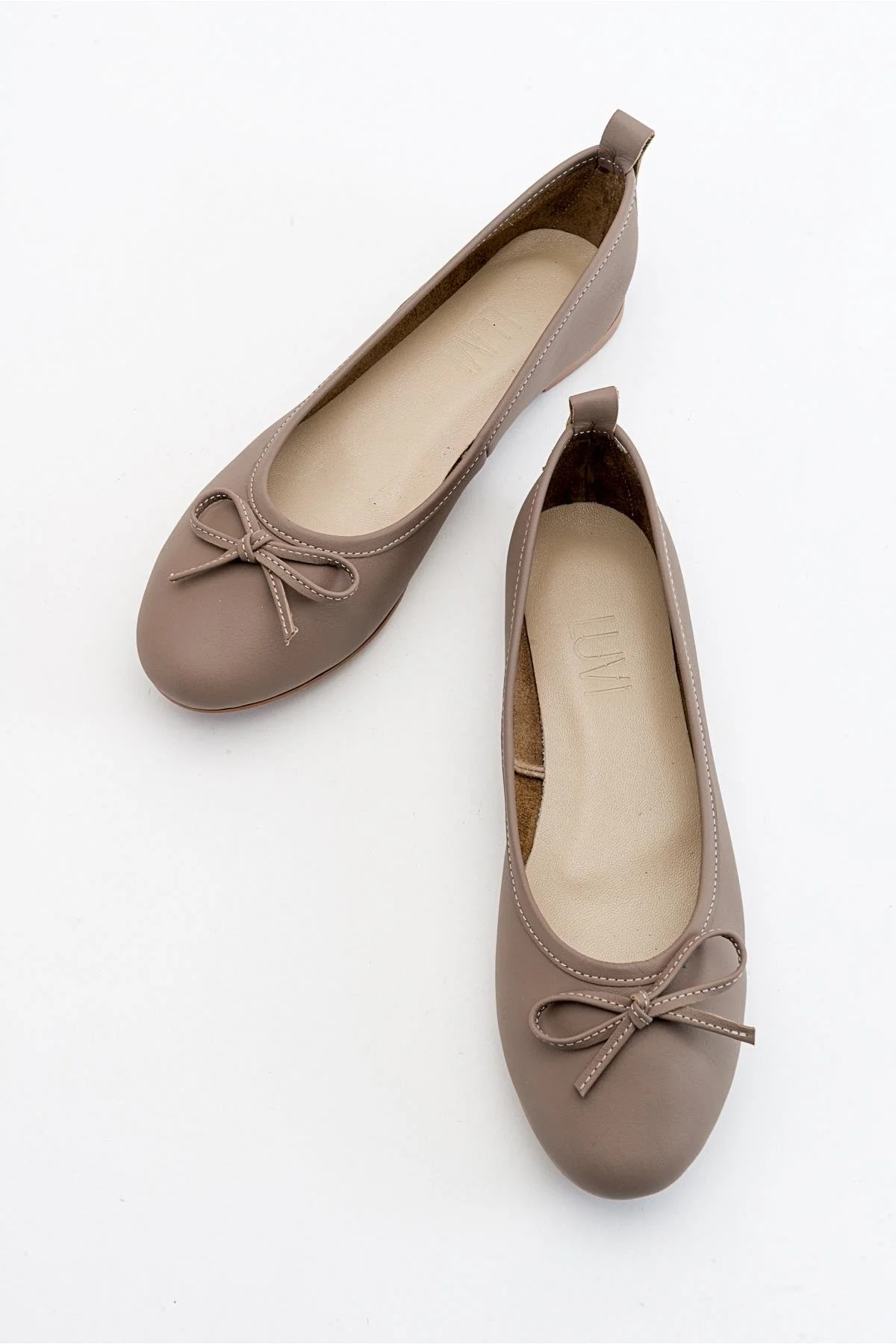 Florence - Light Brown Ballerina Flats - Image 3