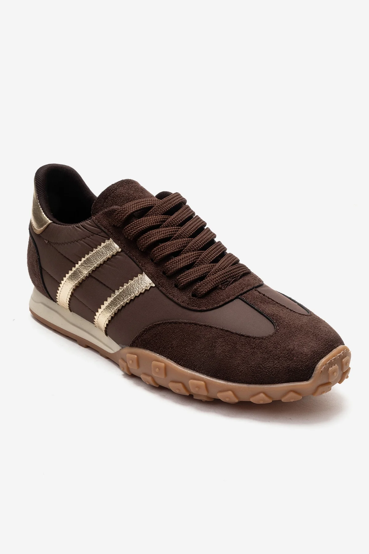 FLUX - Brown Suede Sneaker (Women) - Image 3