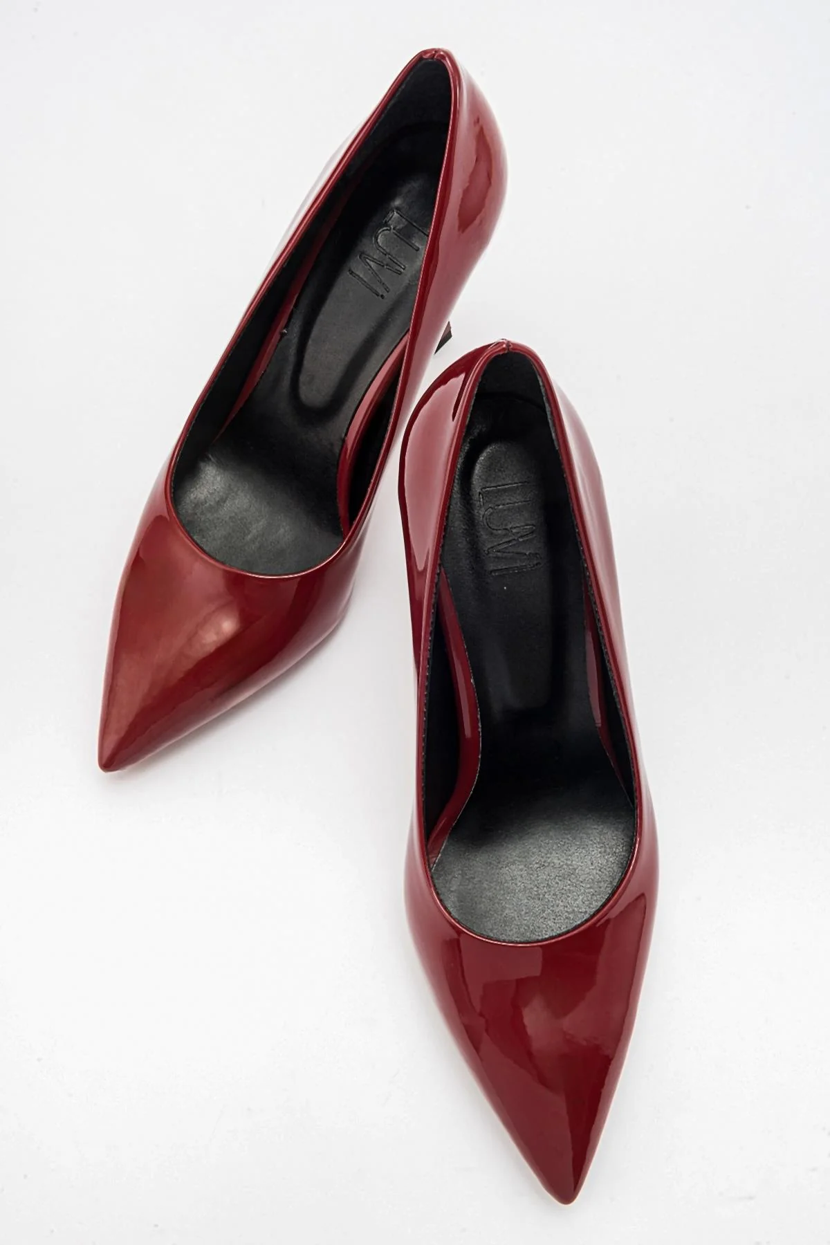 Forest Burgundy Patent Pointed Toe Pump (Women) - Image 3