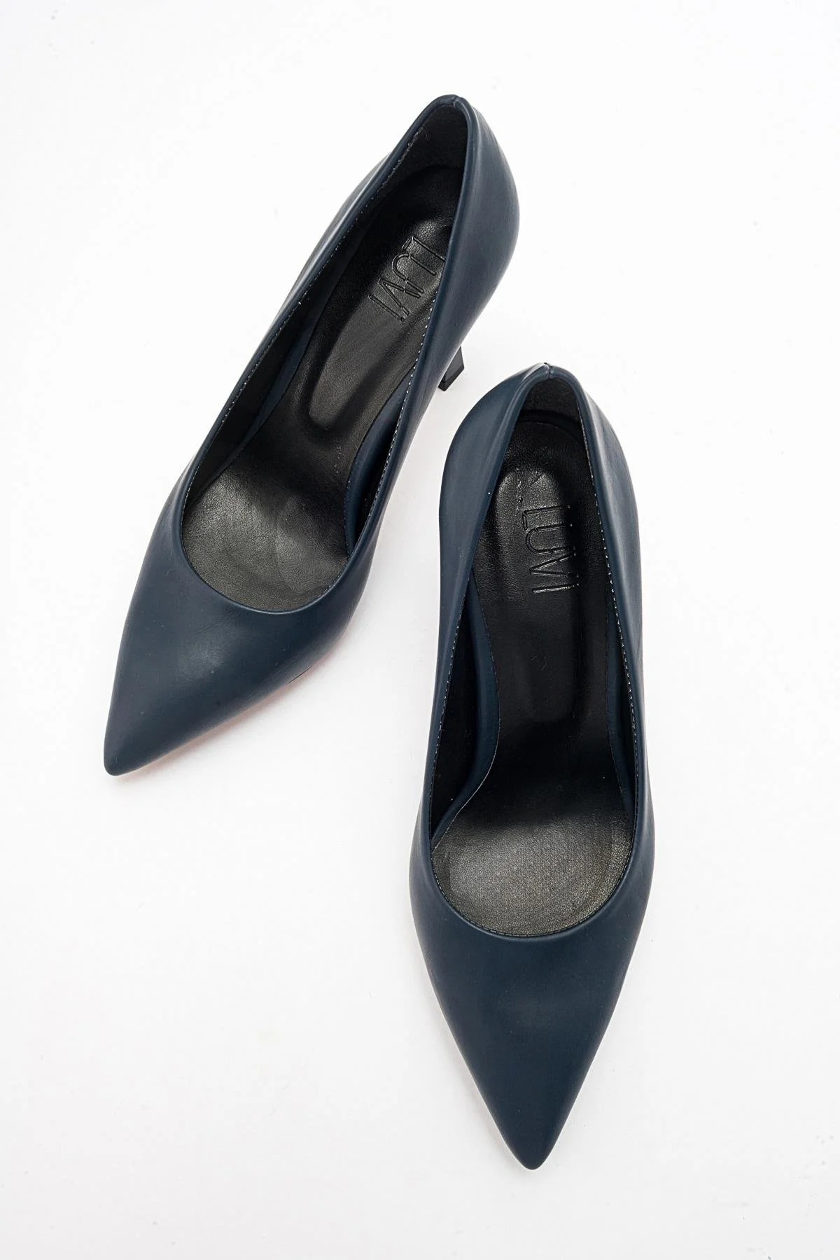Forest Navy Cilt Pointed Toe Pump (Women) - Image 4