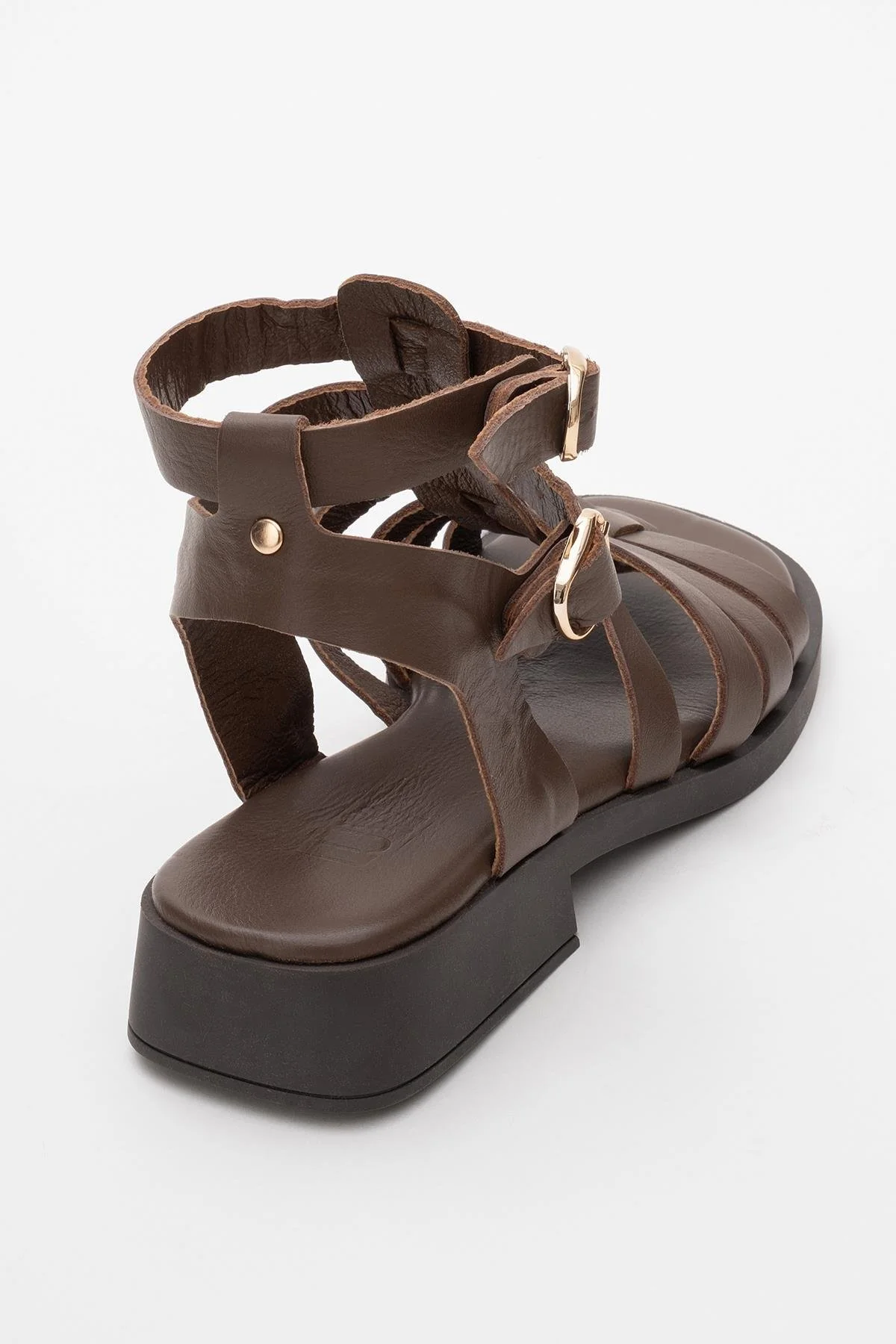 Frade - Brown Leather Sandal (Women) - Image 5