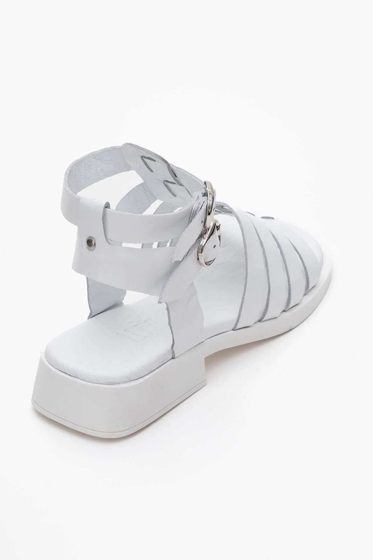 Frade - White Leather Sandal (Women) - Image 5