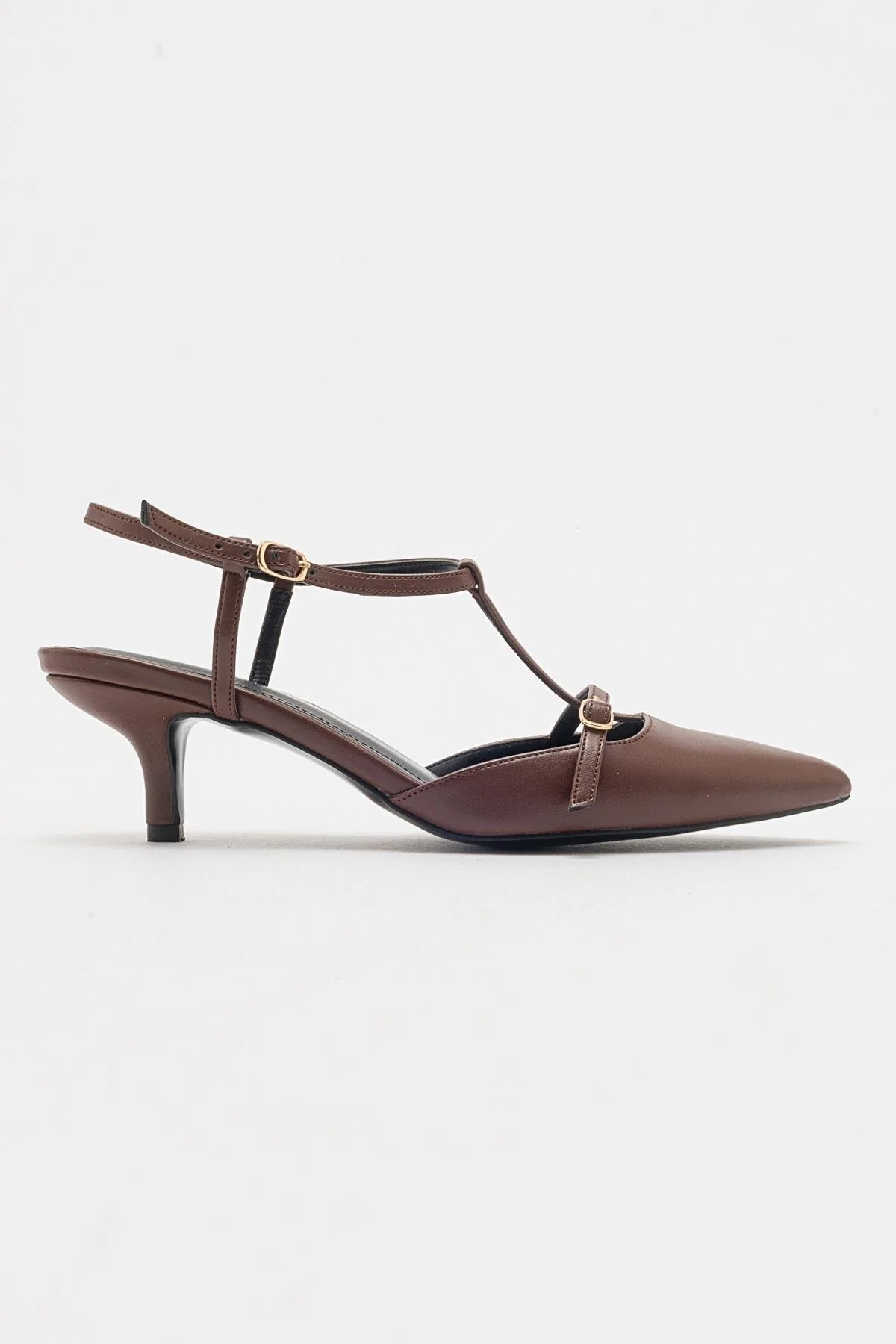 Frans - Cognac Pointed Toe Backless Low Heel Shoe (Women) - Image 6