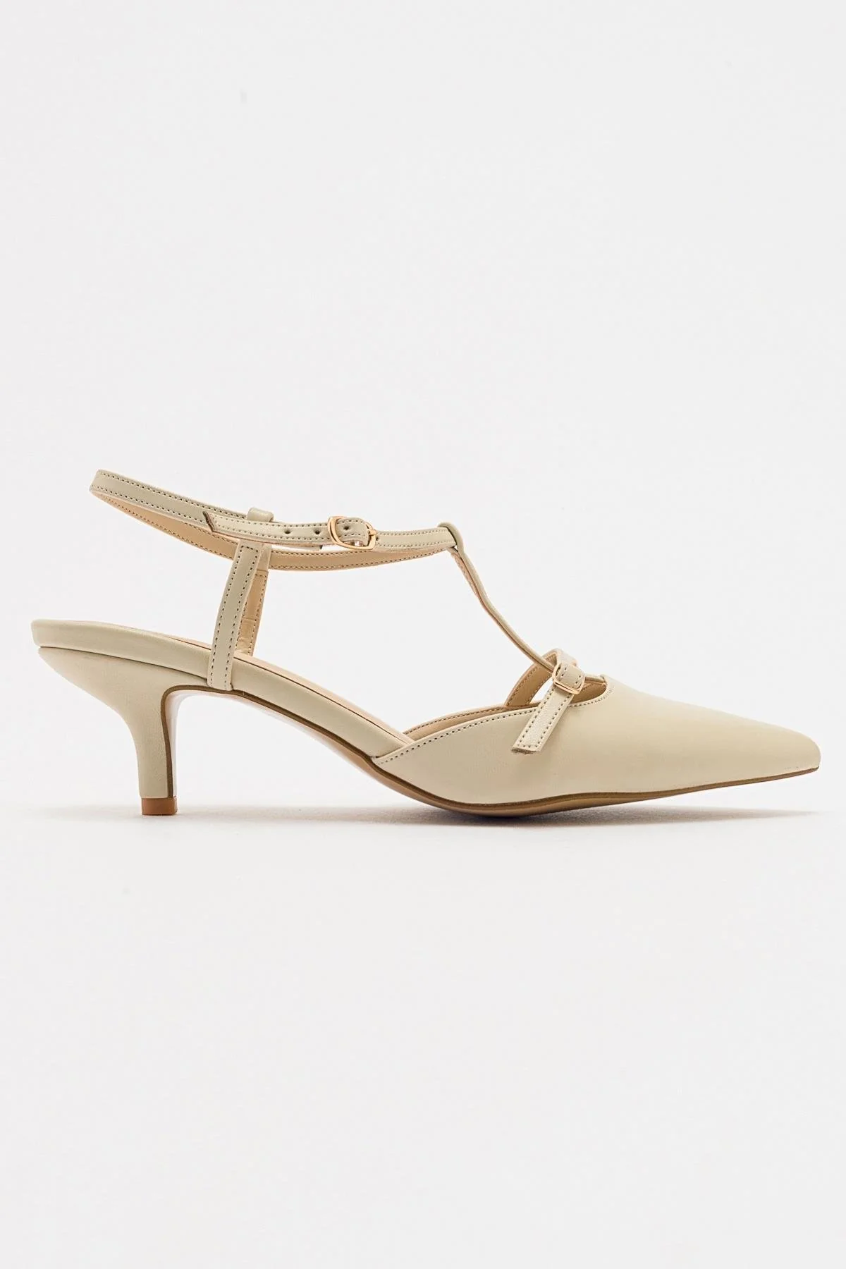 Frans - Off-White Pointed Toe Backless Low Heel Shoe (Women) - Image 6