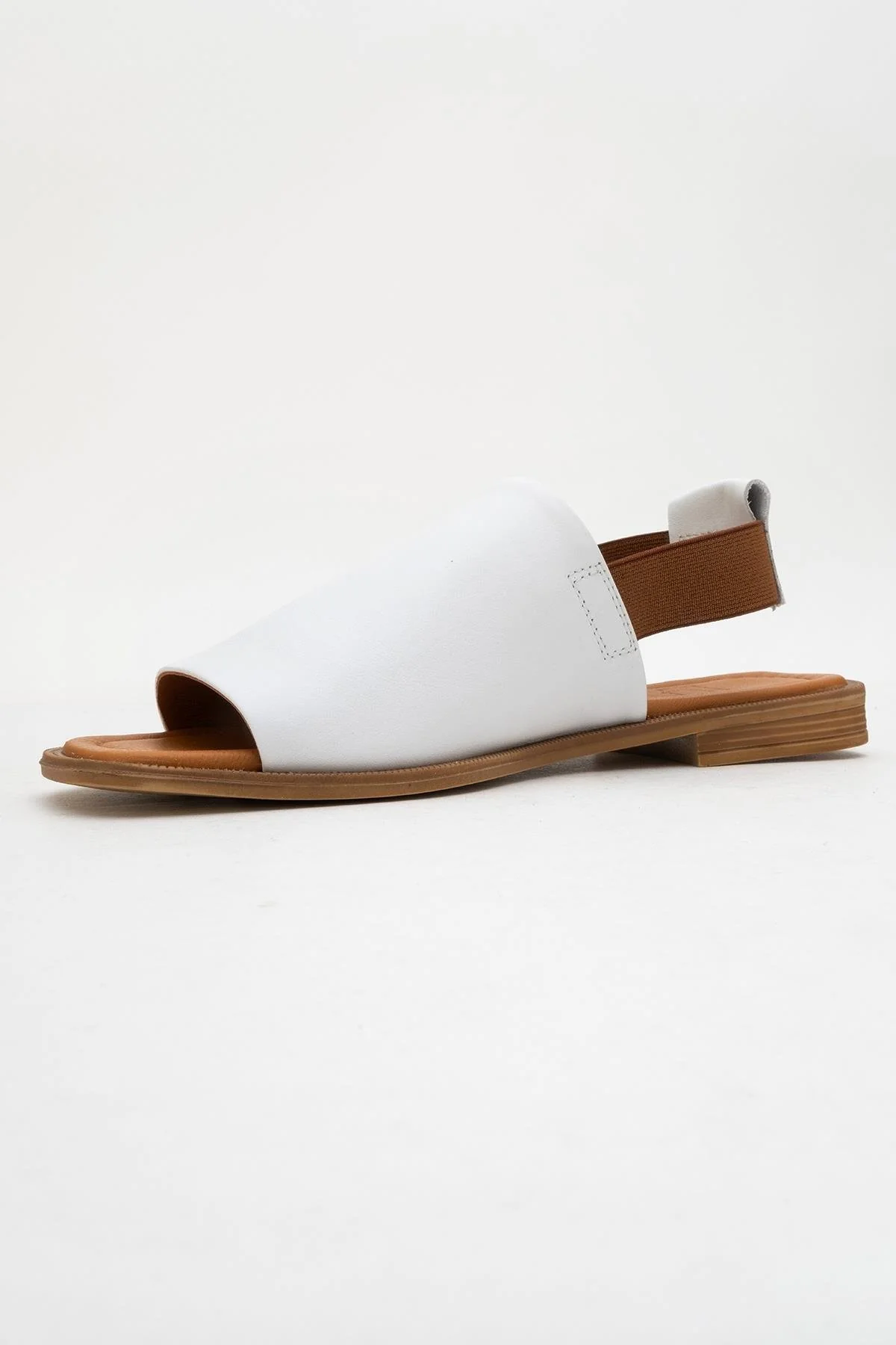 Fuela - White Leather Sandals (Women) - Image 4