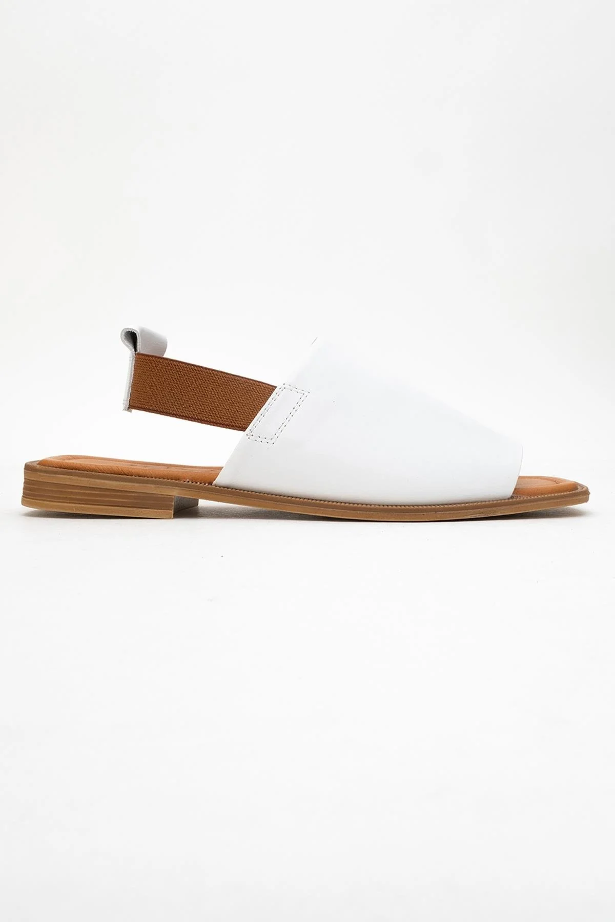 Fuela - White Leather Sandals (Women) - Image 6