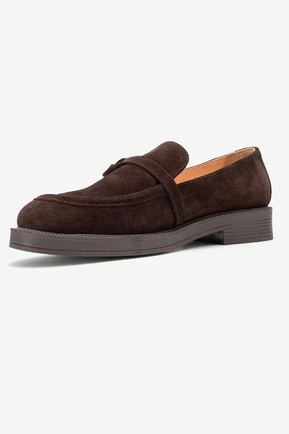 Galea - Brown Genuine Leather Buckled Loafer (Women) - Image 4