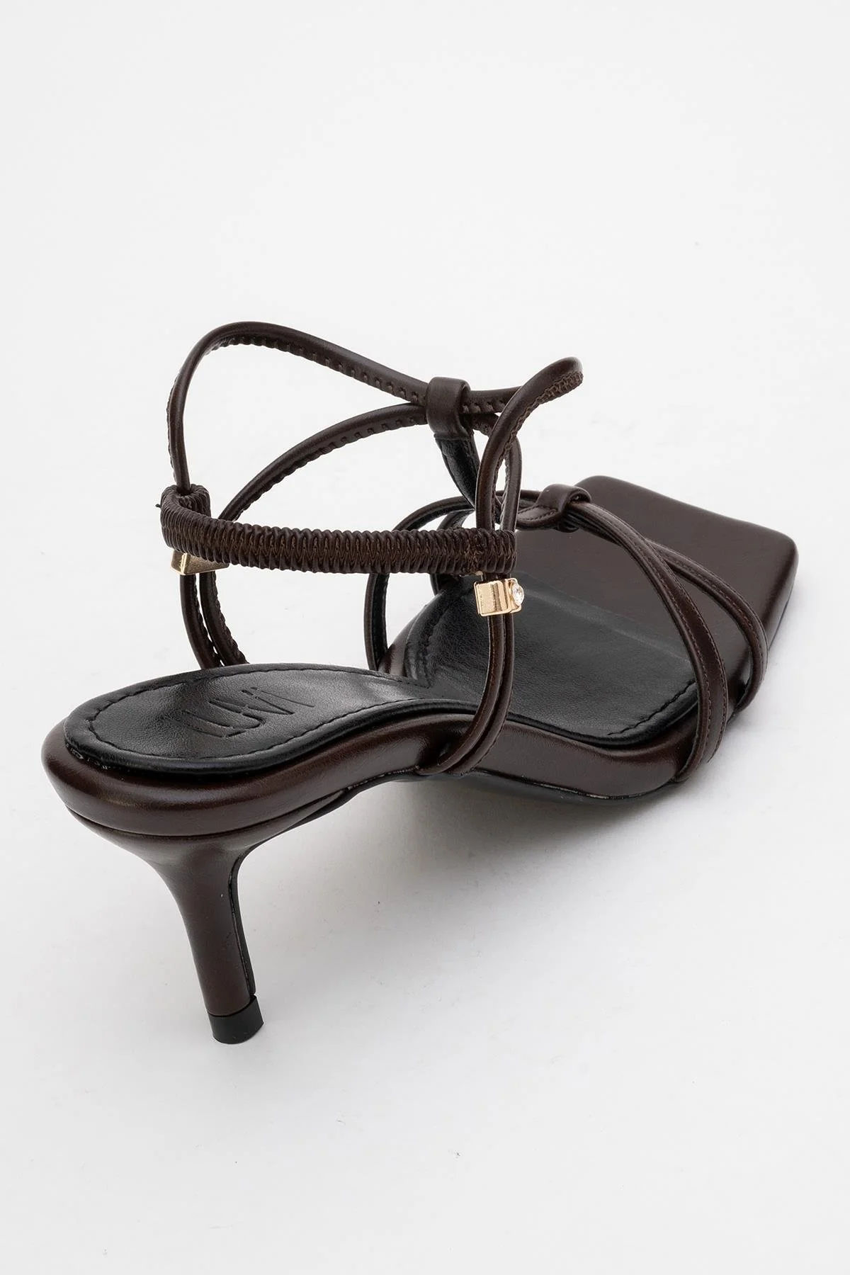 Gibson Brown Square‑Toe Stiletto Sandal (Women) - Image 5
