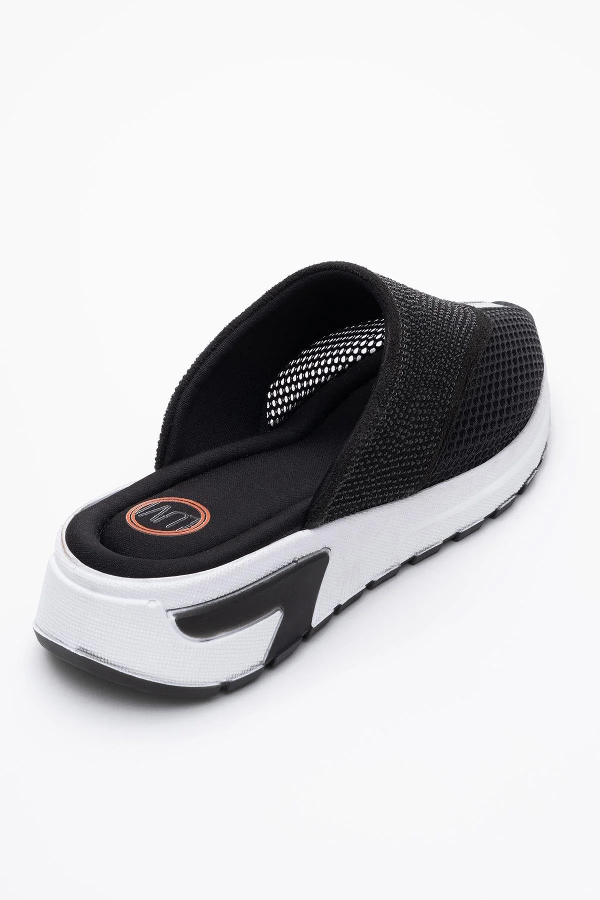 GLEA Black Mesh Rhinestone Mules (Women) - Image 5