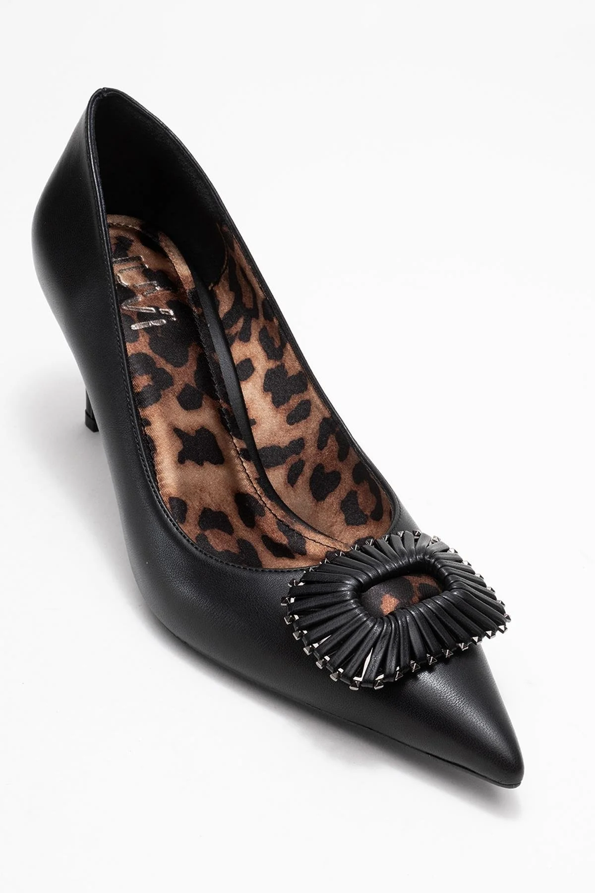 Great - Black Buckle Heeled Shoe (Women) - Image 3