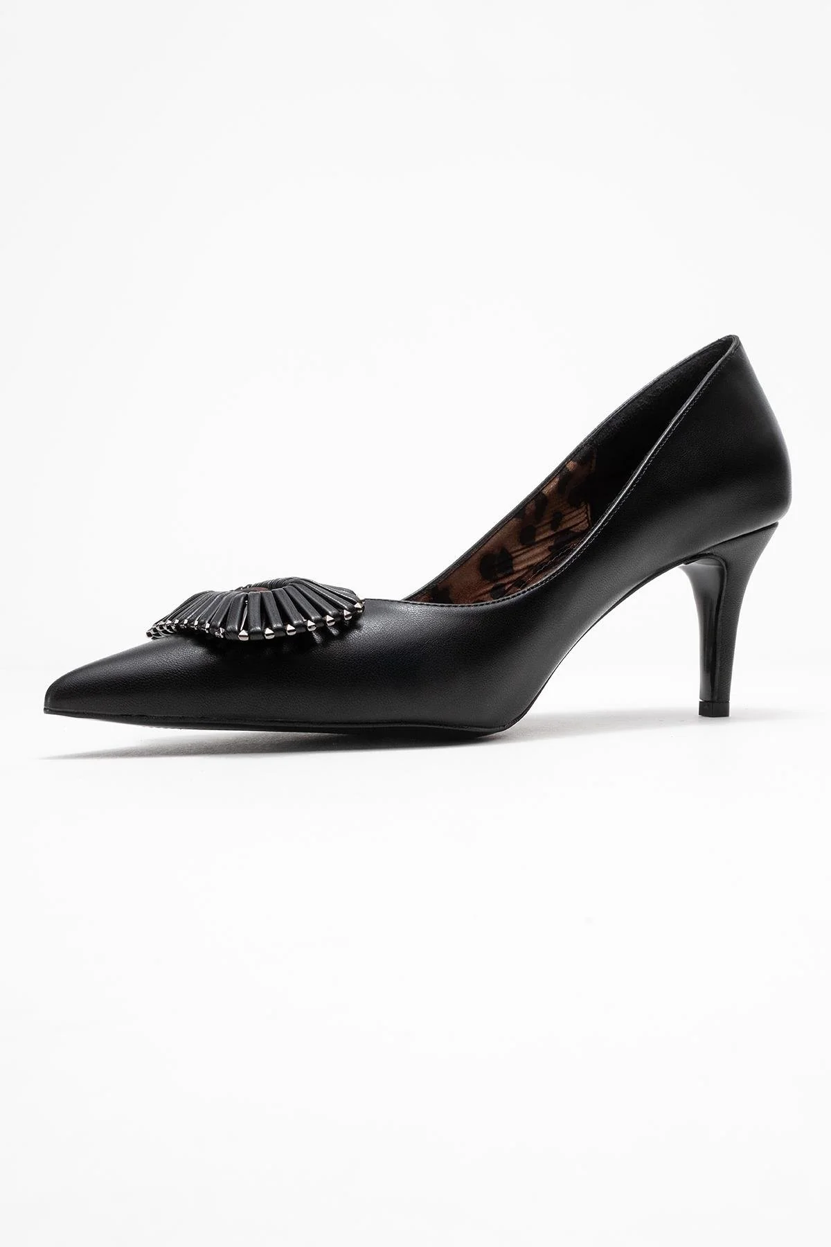 Great - Black Buckle Heeled Shoe (Women) - Image 4