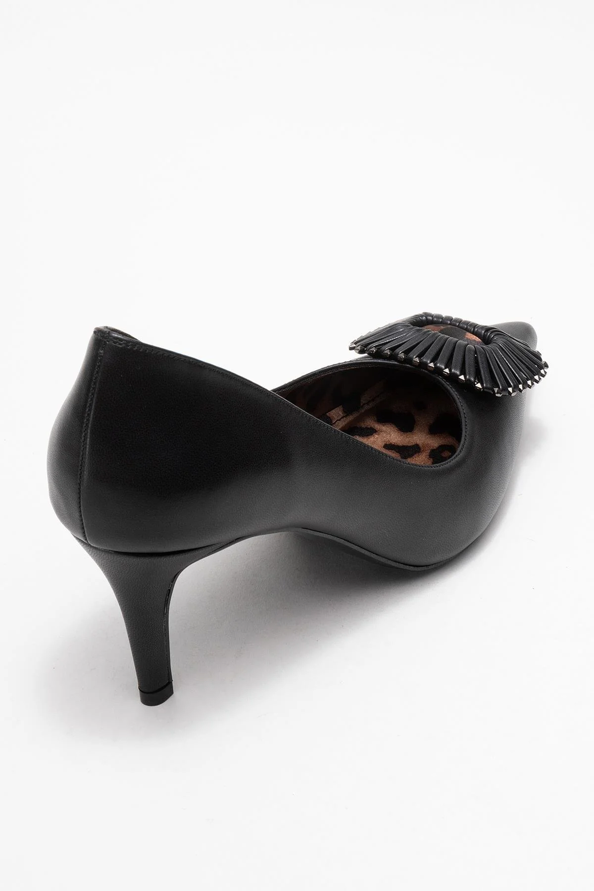 Great - Black Buckle Heeled Shoe (Women) - Image 5