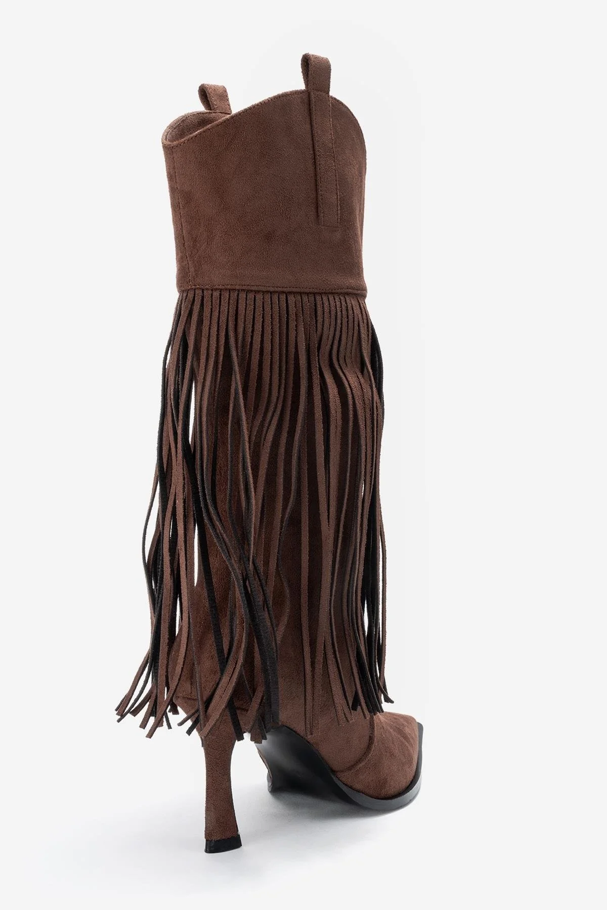 Gueras - Brown Pointed Toe High Heel Boot (Women) - Image 5
