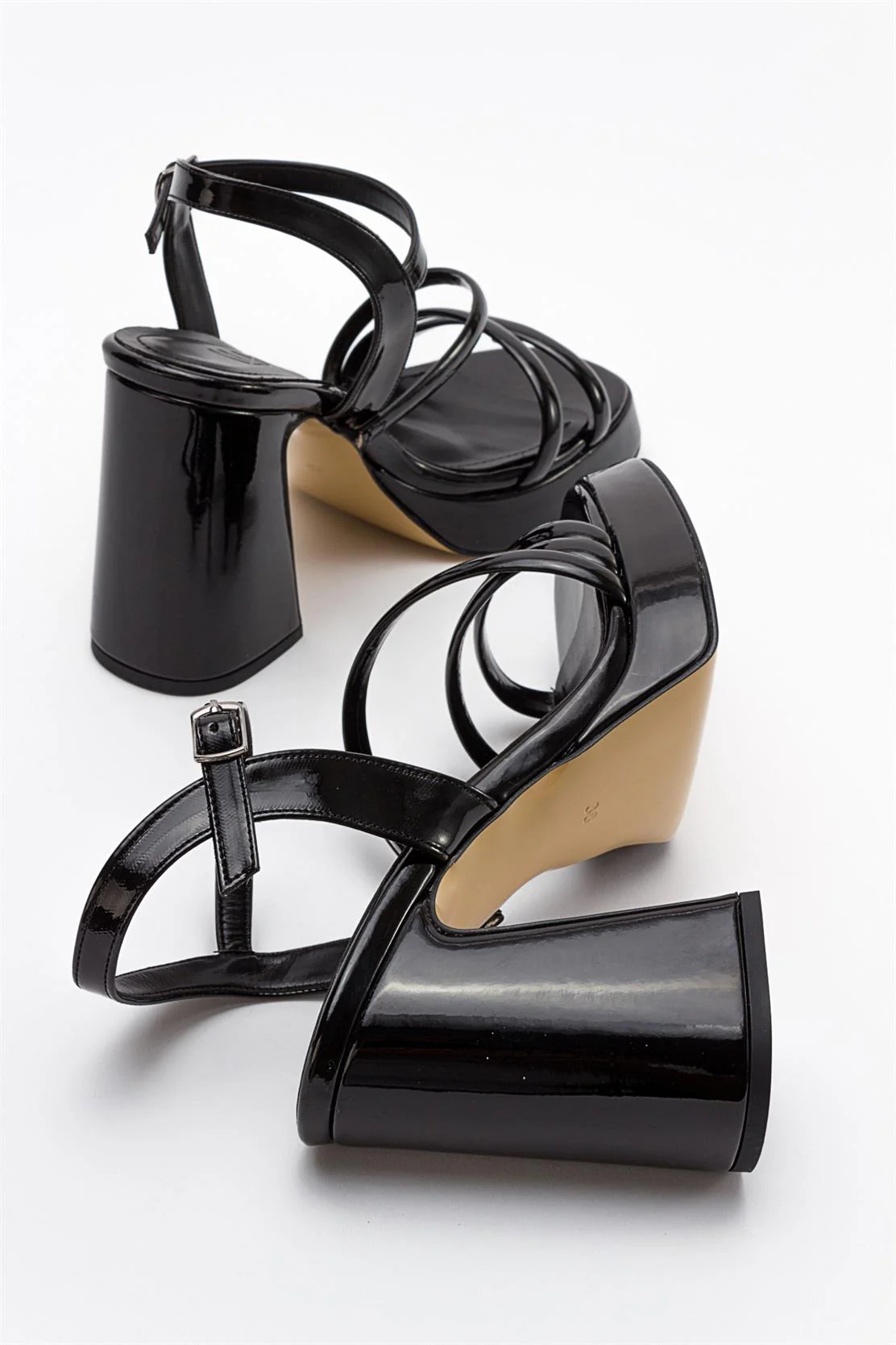 Heas Black Platform Sandal (Women) - Image 3