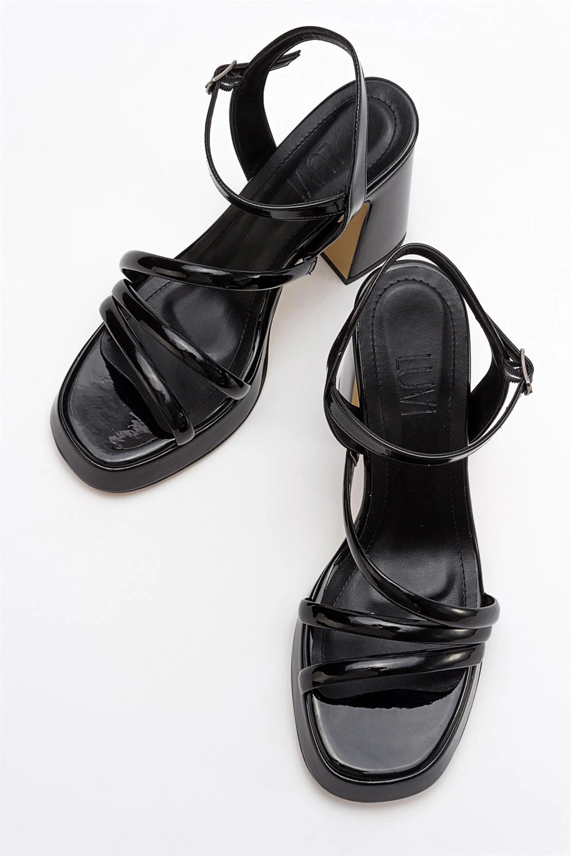 Heas Black Platform Sandal (Women) - Image 4
