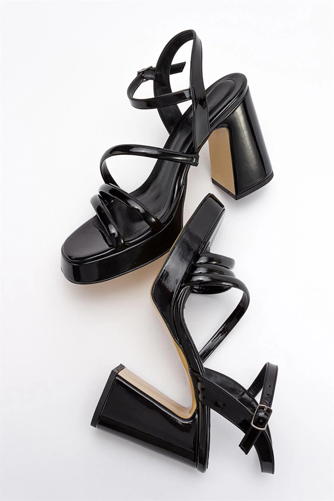 Heas Black Platform Sandal (Women) - Image 6
