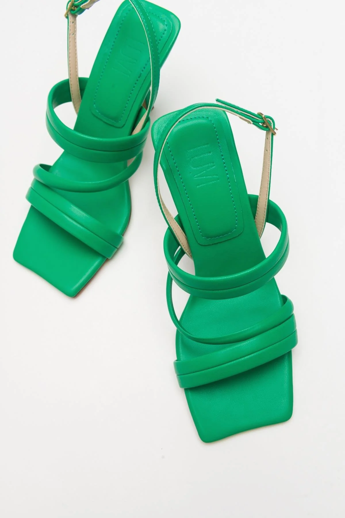 Heel - Green Heeled Sandal (Women) - Image 2