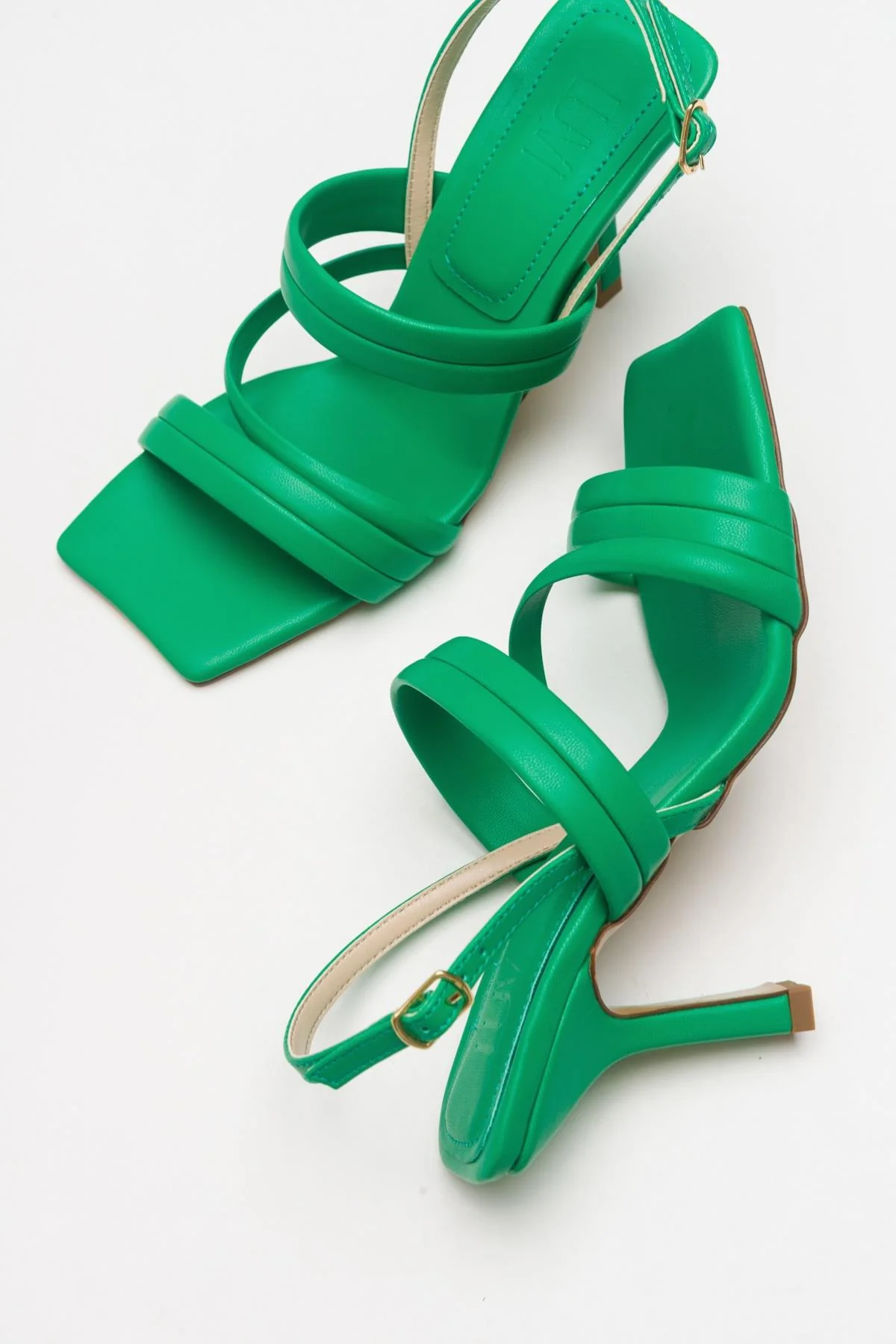 Heel - Green Heeled Sandal (Women) - Image 3