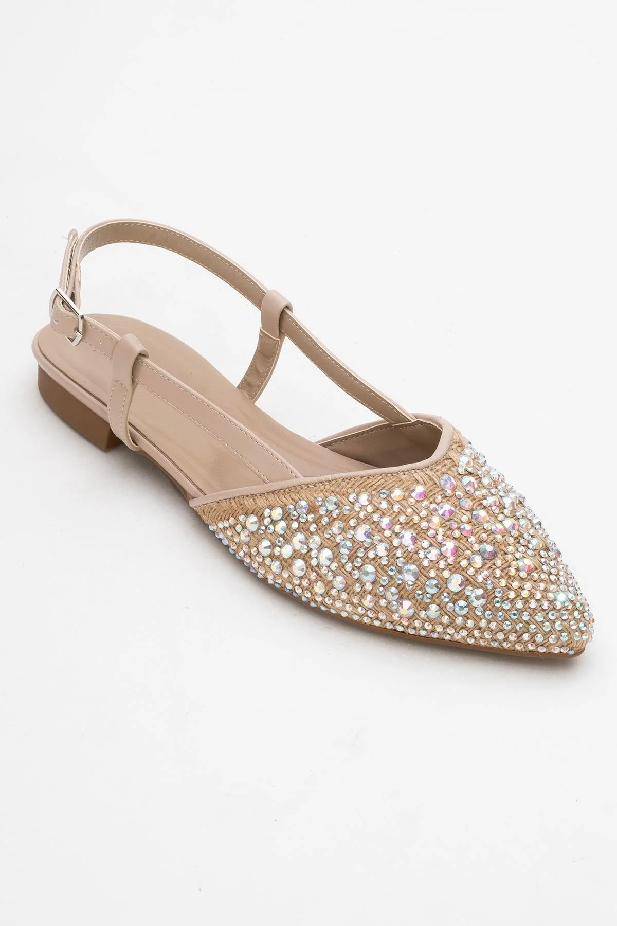 Helly - Beige Closed-Toe Sandal (Women) - Image 3