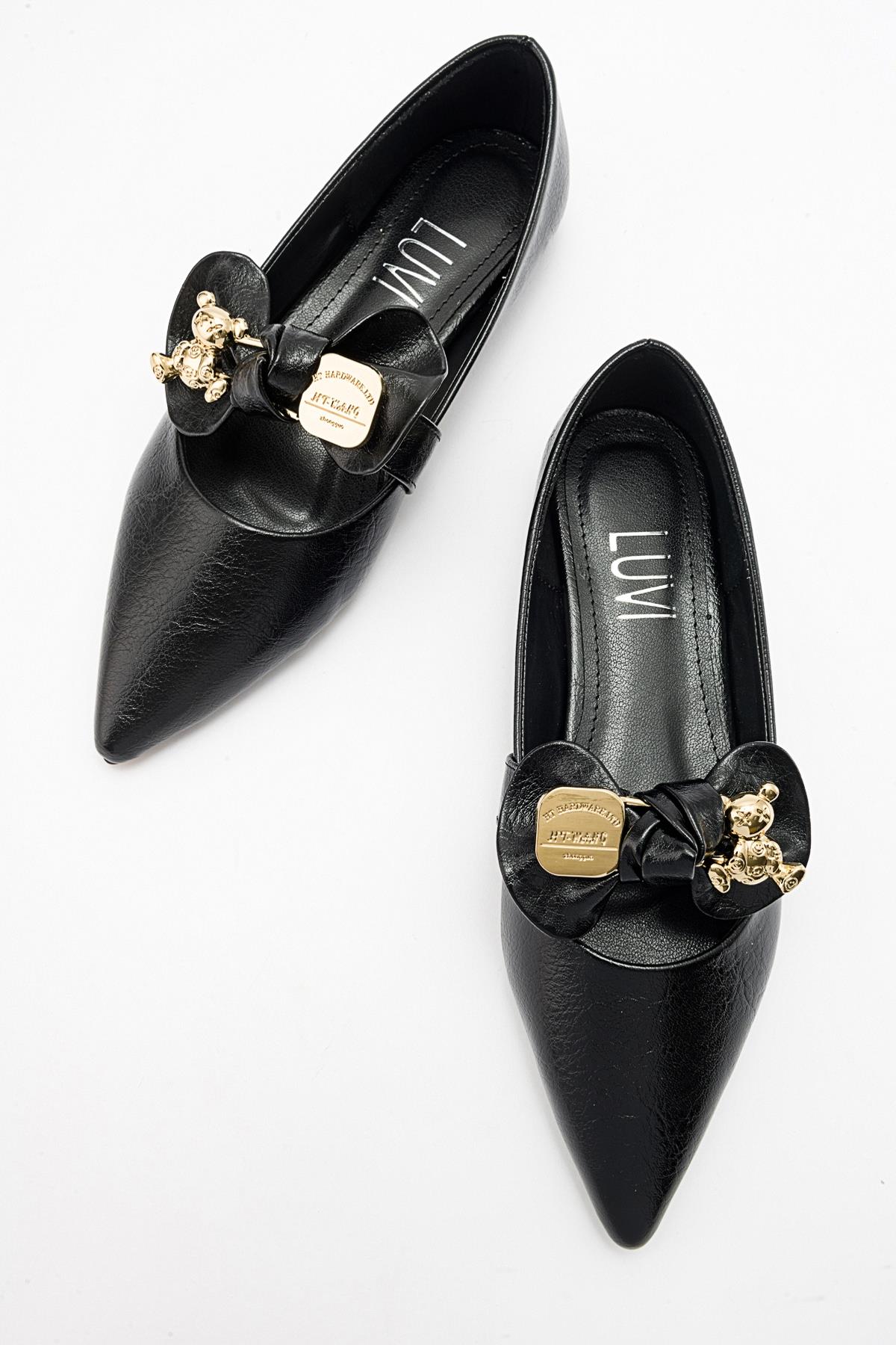 Helsi - Black Ballet Flat (Women) - Image 4
