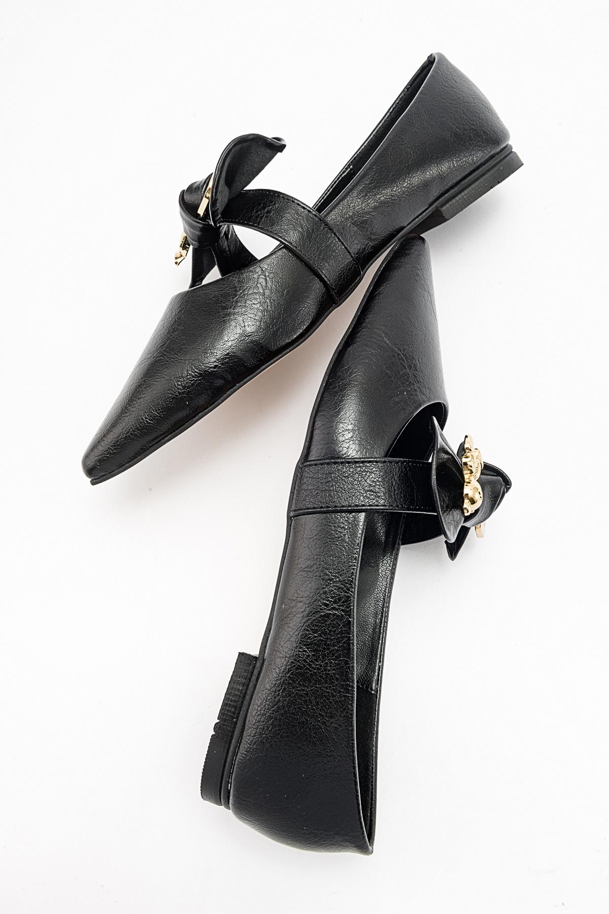Helsi - Black Ballet Flat (Women) - Image 5