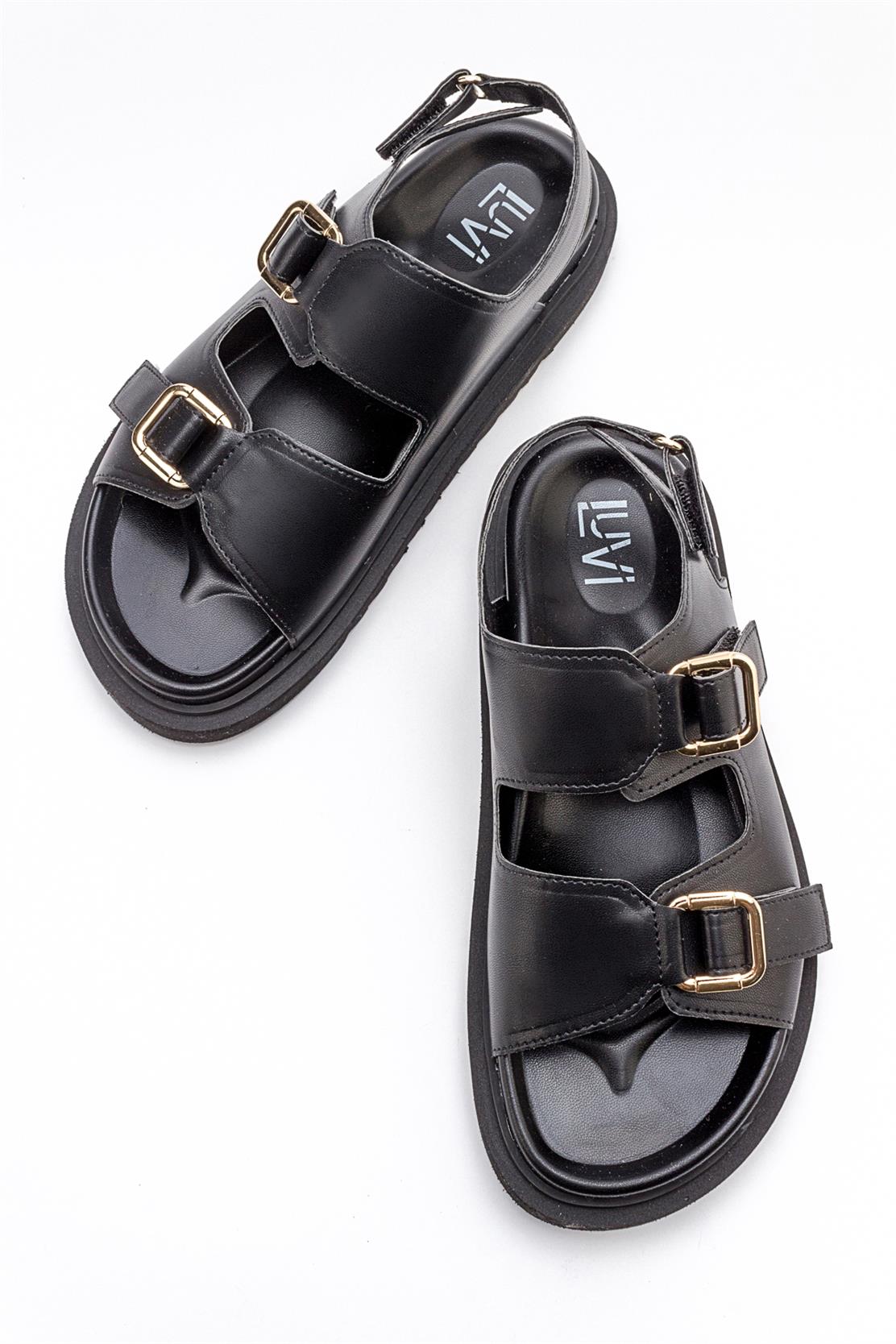 Hermosa - Black Sandal (Women) - Image 2