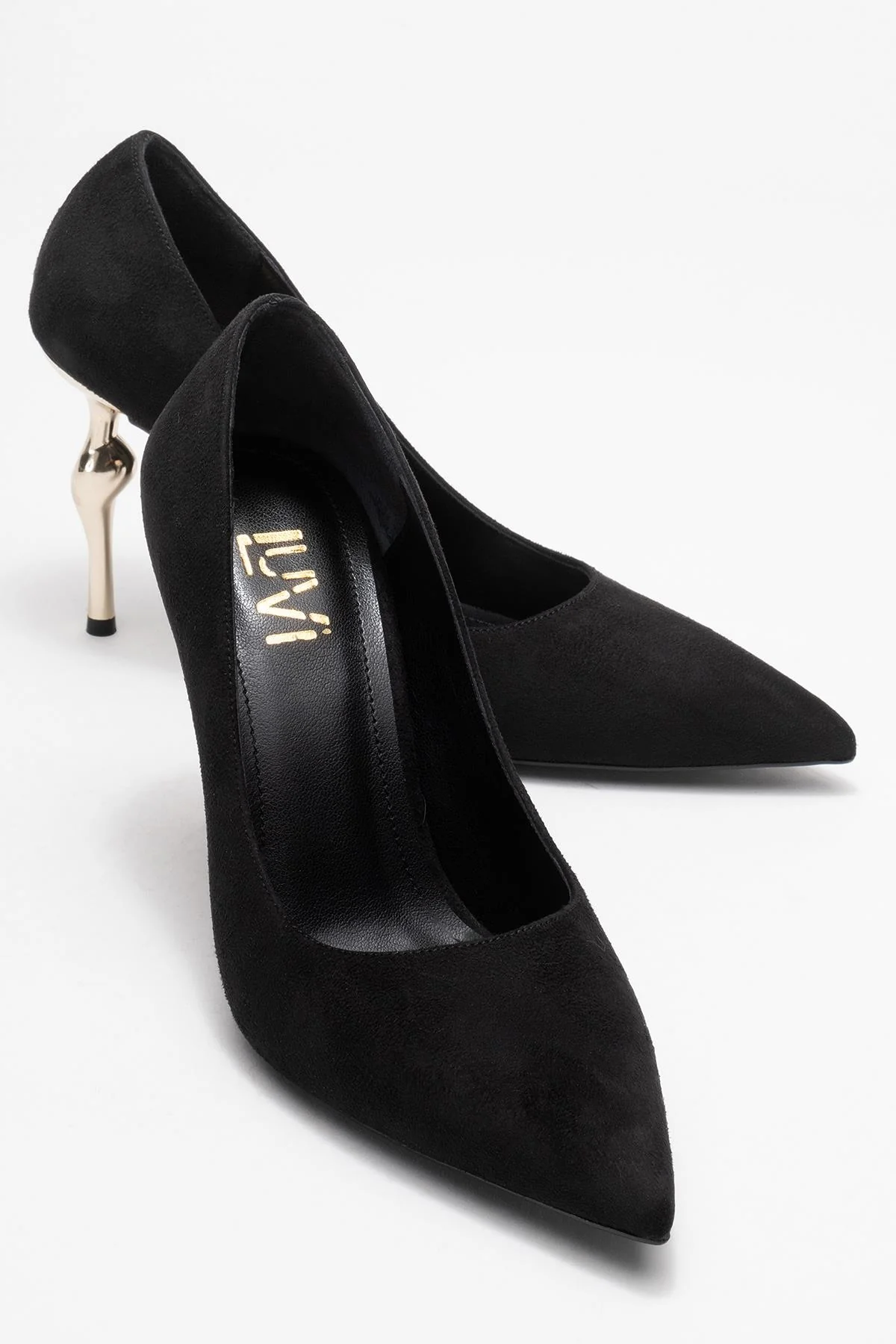 Hudson - Black Heeled Shoe (Women)