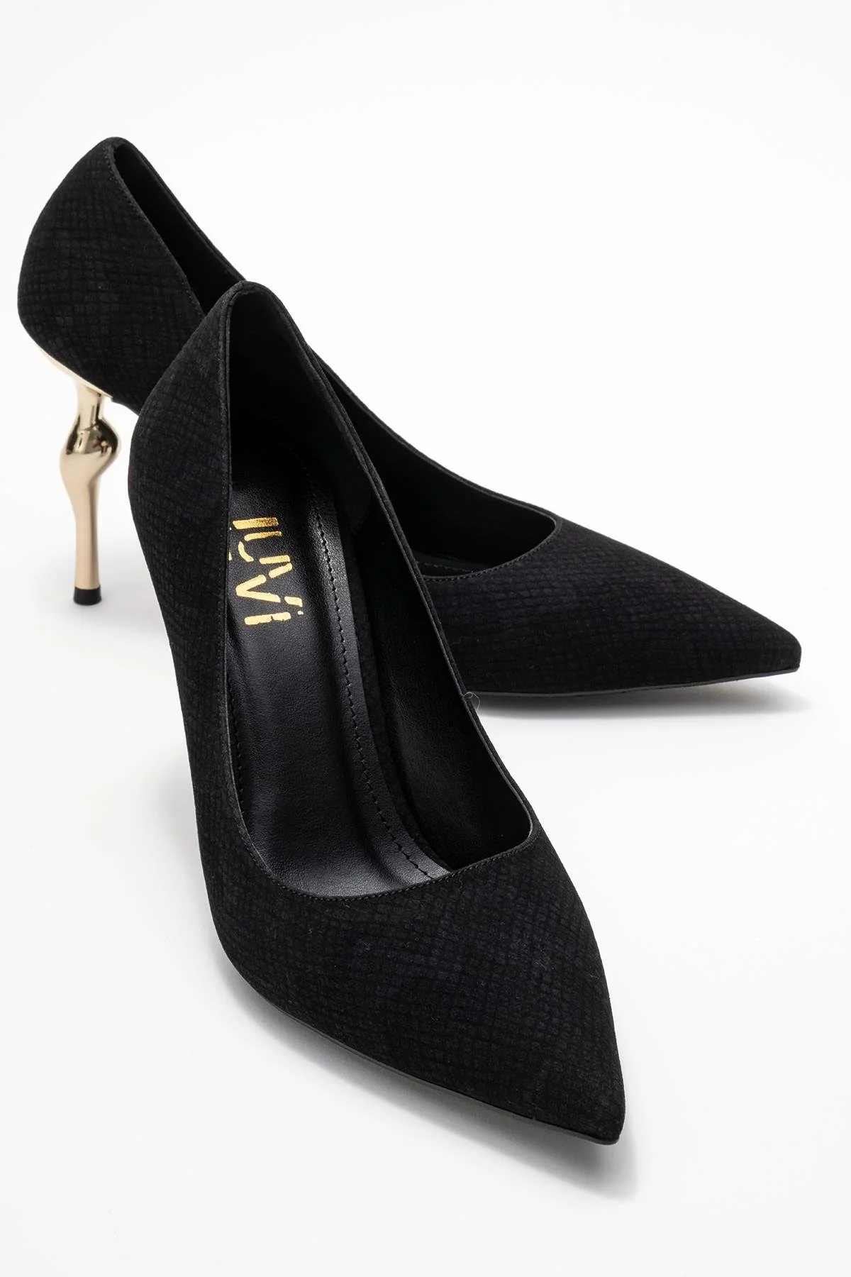 Hudson - Black Patterned Pump (Women)
