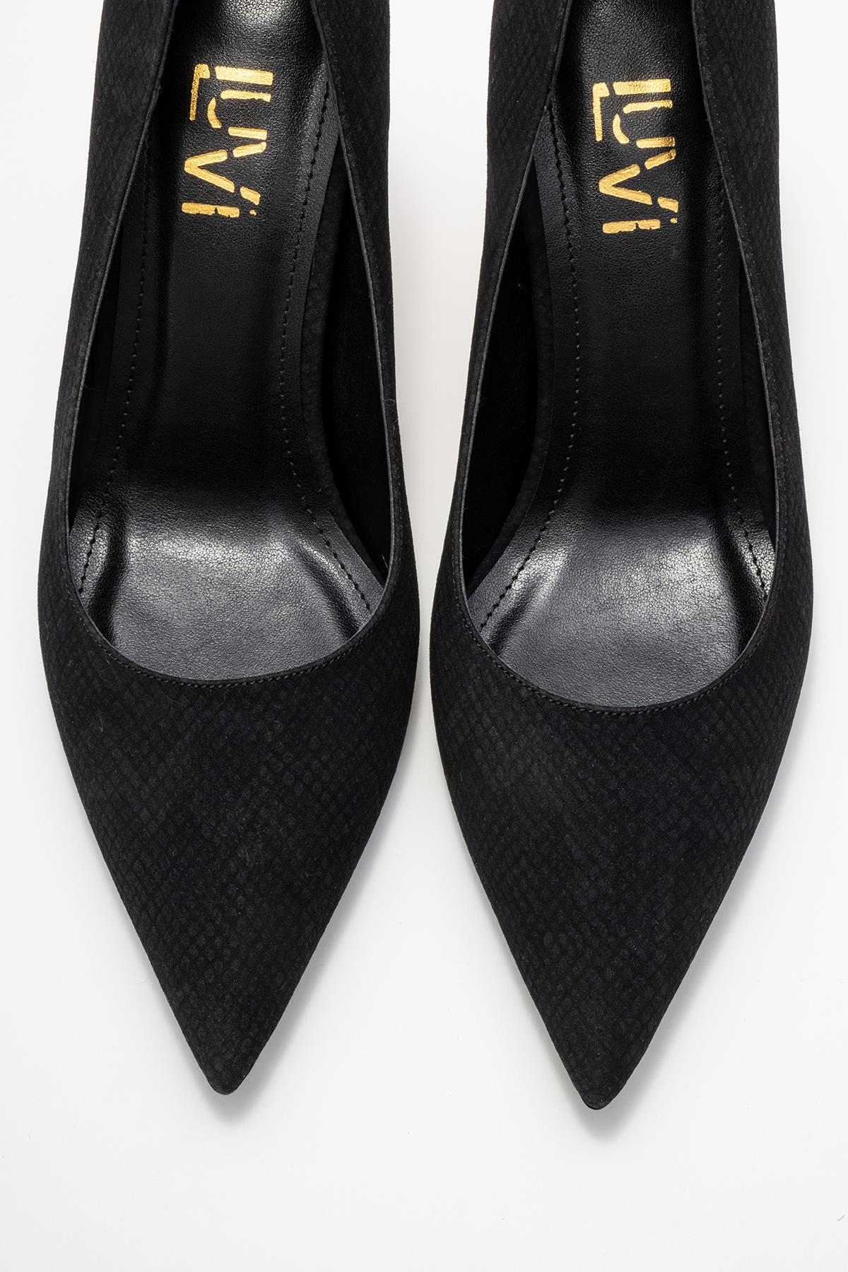 Hudson - Black Patterned Pump (Women) - Image 2