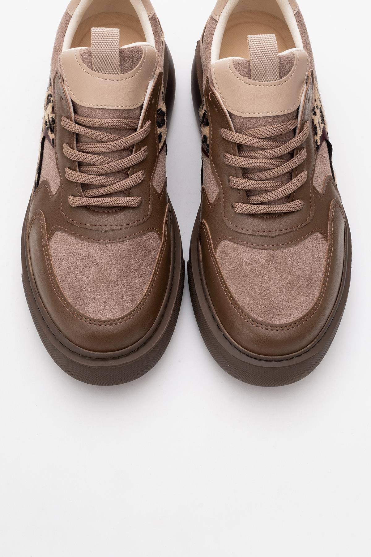 Ida - Brown Platform Sneakers (Women) - Image 2